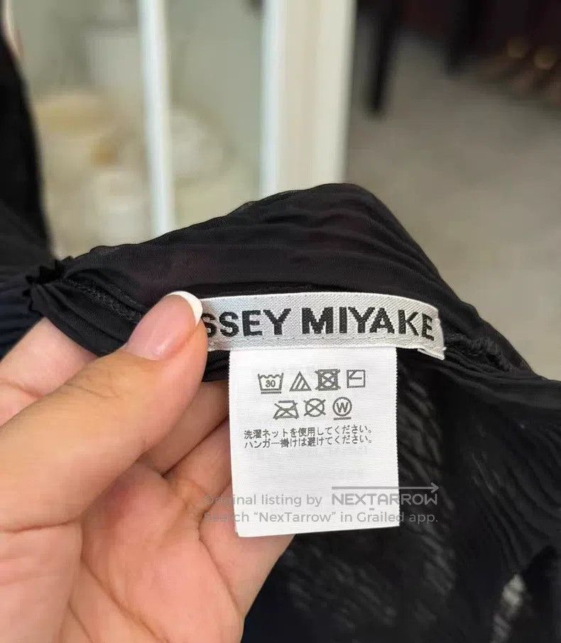 Issey Miyake Issey Miyake Black Willow Pattern Zipper Cardigan Size M / US 6-8 / IT 42-44 - 3 Thumbnail