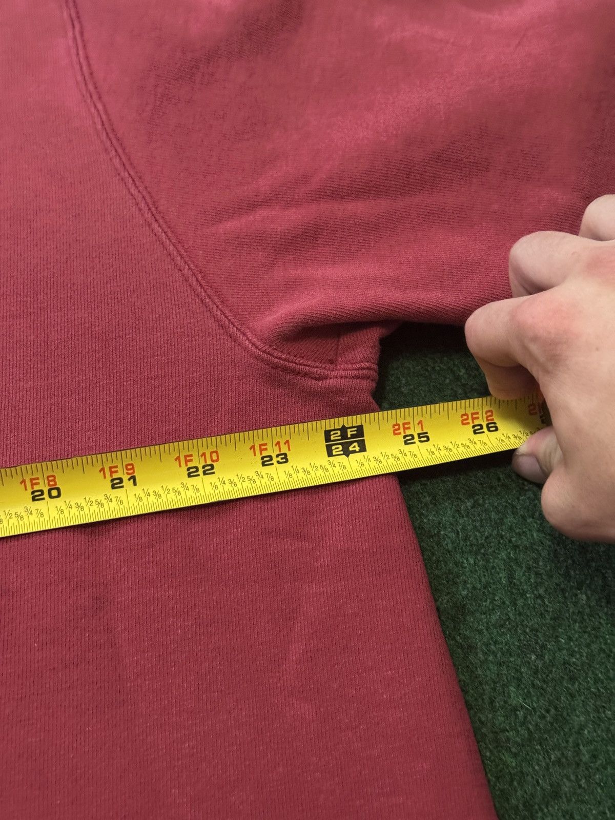 Champion Vintage 90s Champion FADED Red Hip Hop Grunge Sweatshirt Size US XXL / EU 58 / 5 - 5 Thumbnail
