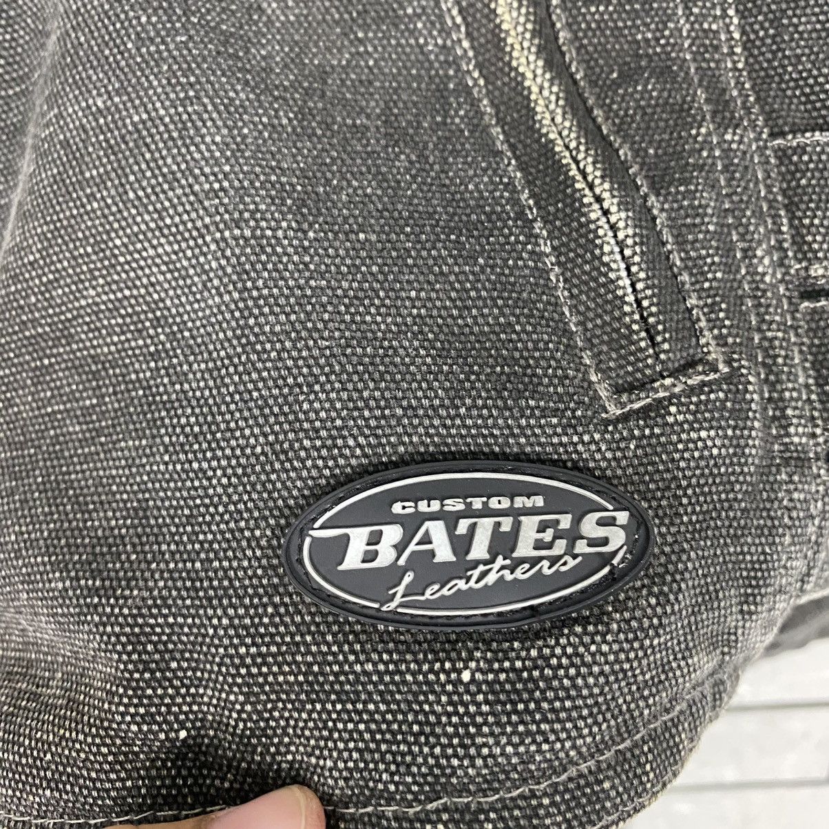 Japanese Brand 🔥VINTAGE BIKER JACKET CUSTOM BATES LEATHERS BIG LOGO Size US L / EU 52-54 / 3 - 23 Thumbnail