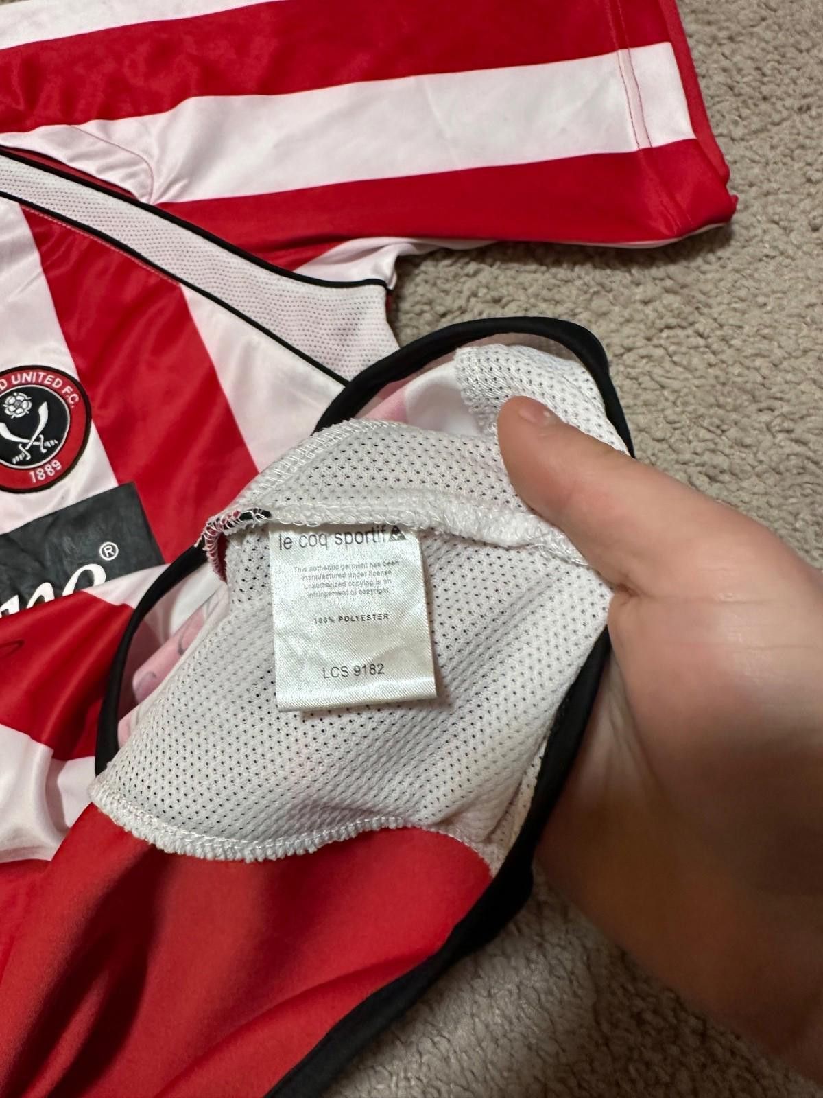 Le Coq Sportif FC SHEFFIELD UNITED 2006/07 SOCCER FOOTBALL SHIRT JERSEY Size ONE SIZE - 5 Thumbnail