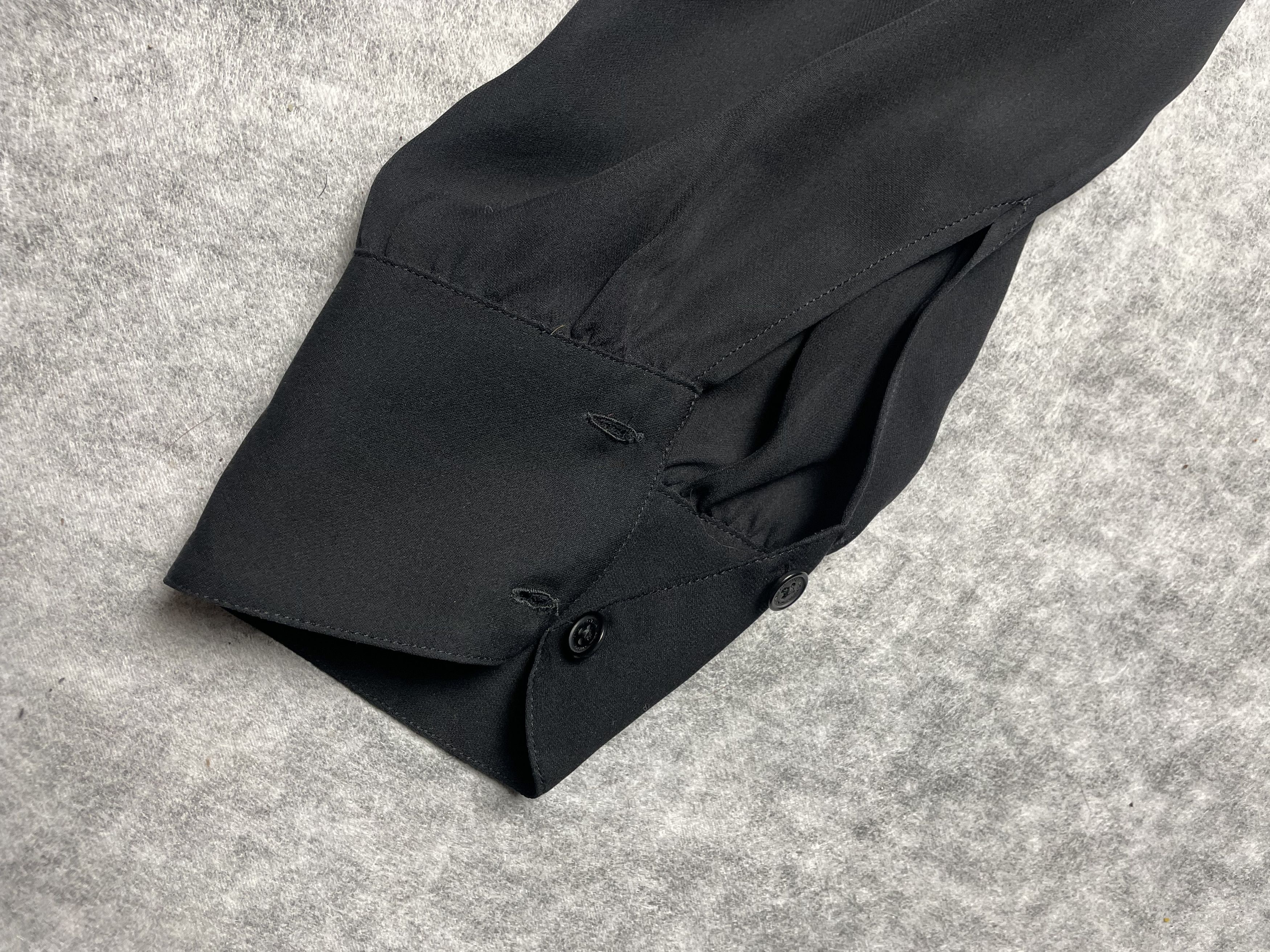 Nili Lotan Nili Lotan Silk Blouse Shirt Classic Black Size L Size L / US 10 / IT 46 - 5 Thumbnail