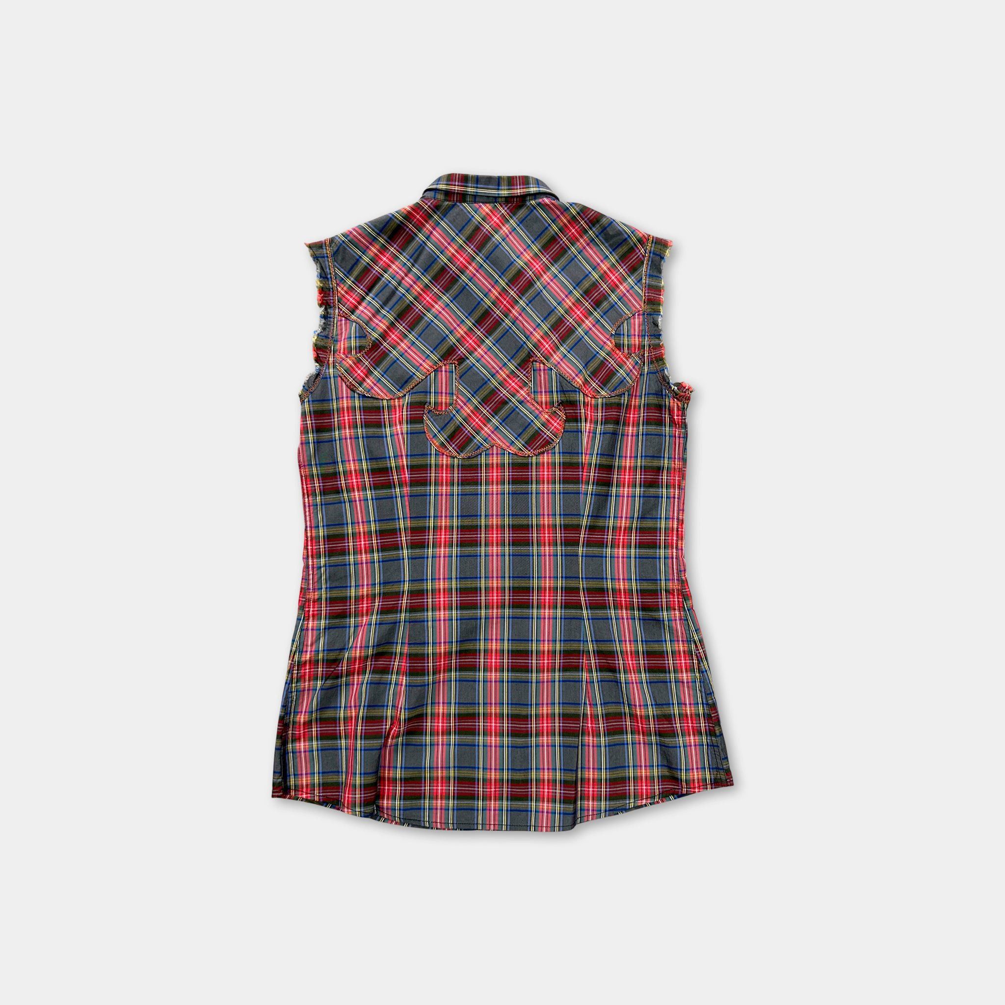 Dolce & Gabbana Dolce & Gabbana Western Style Tartan Pattern Shirt Size US S / EU 44-46 / 1 - 5 Thumbnail