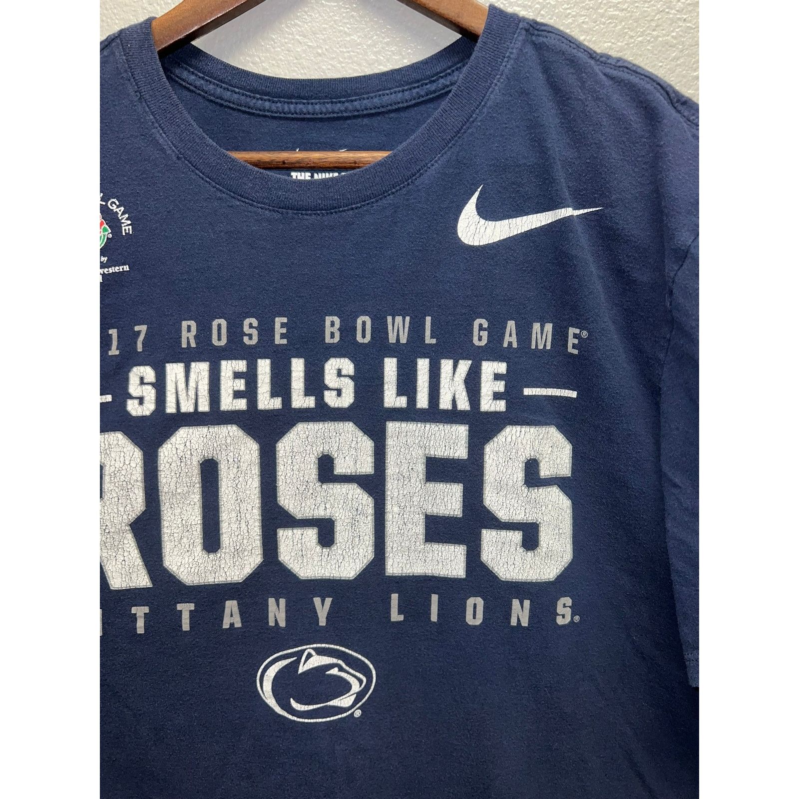 Nike Womens Nittany Lions Shirt 2017 Rose Bowl Game Nike Tee XL Size XL / US 12-14 / IT 48-50 - 3 Thumbnail