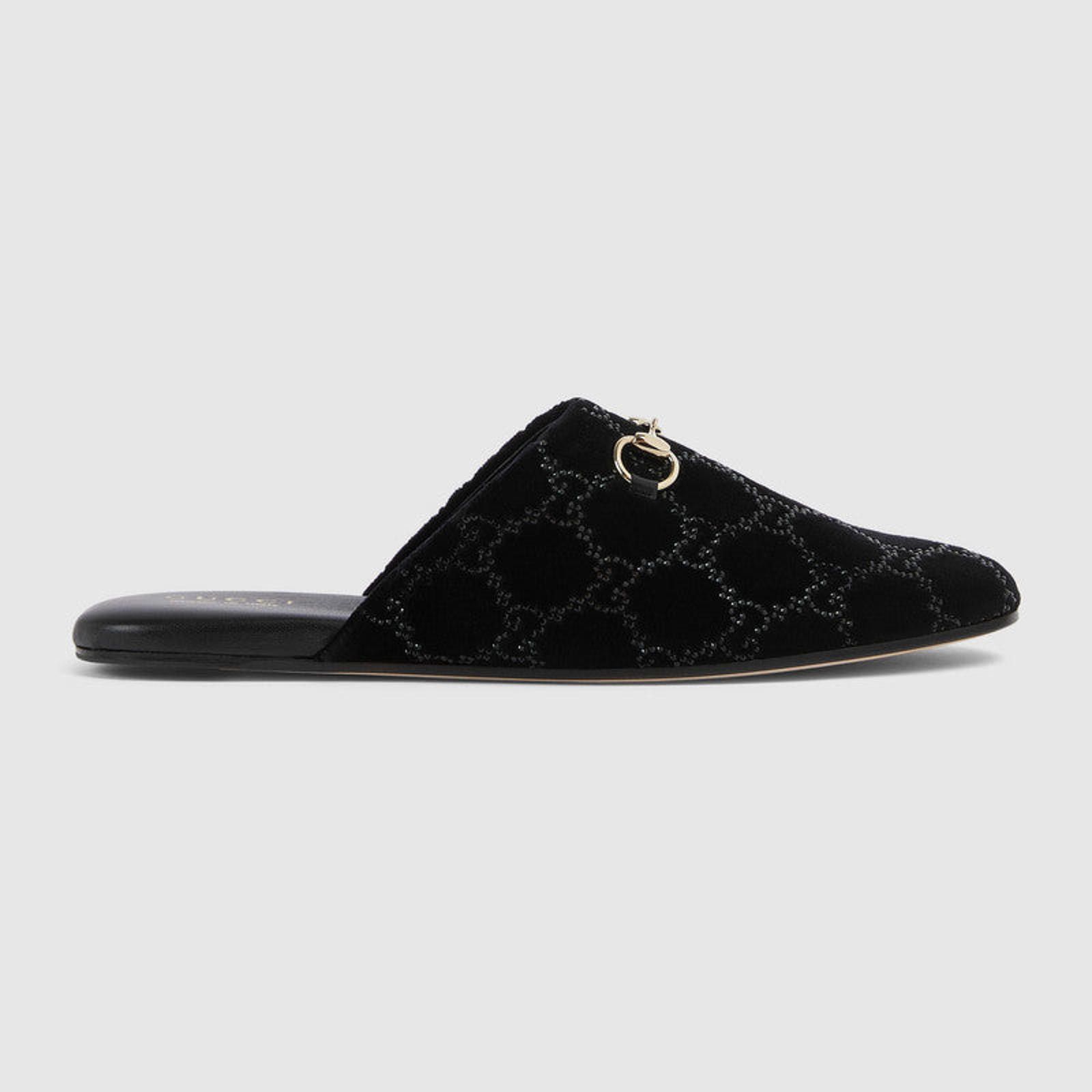 Gucci Gucci Horsebit GG Crystal Mules Size US 7.5 / IT 37.5 - 1 Thumbnail