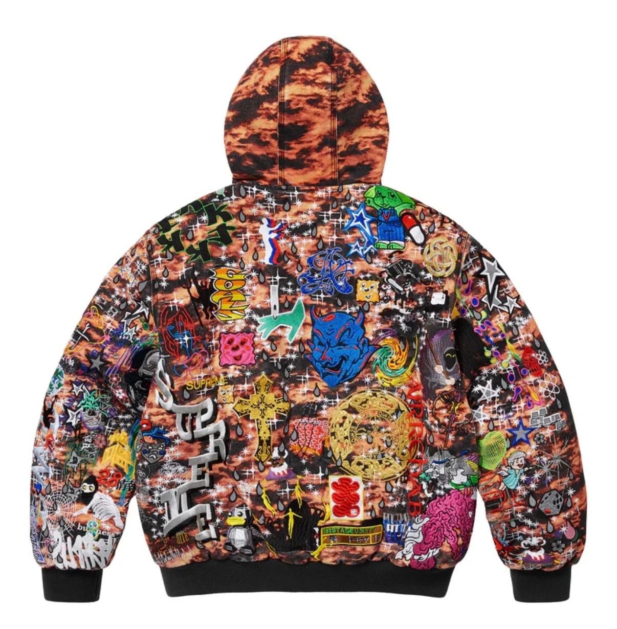 Supreme Supreme AOI Embroidered Hooded Work Jacket Size US M / EU 48-50 / 2 - 1 Thumbnail