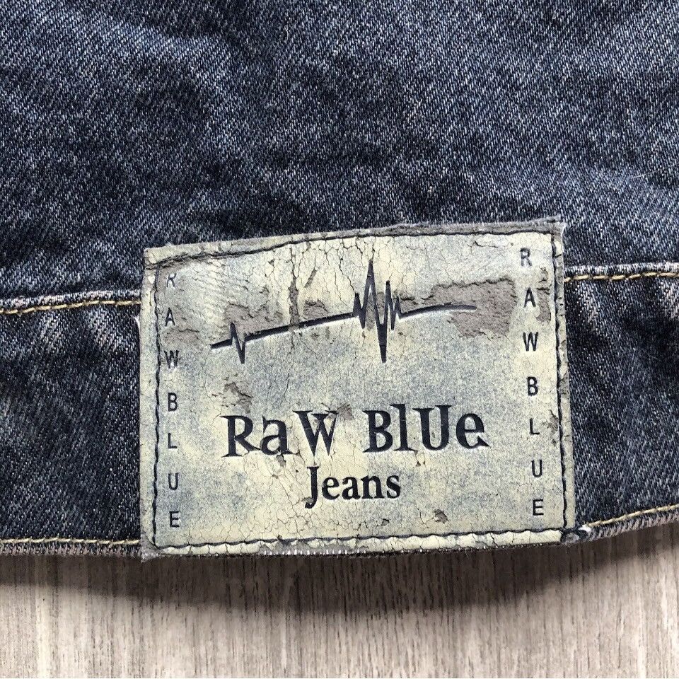 Other Raw Blue Jeans Vintage Embroidered Stonewash Denim Jacket Size US XL / EU 56 / 4 - 13 Thumbnail