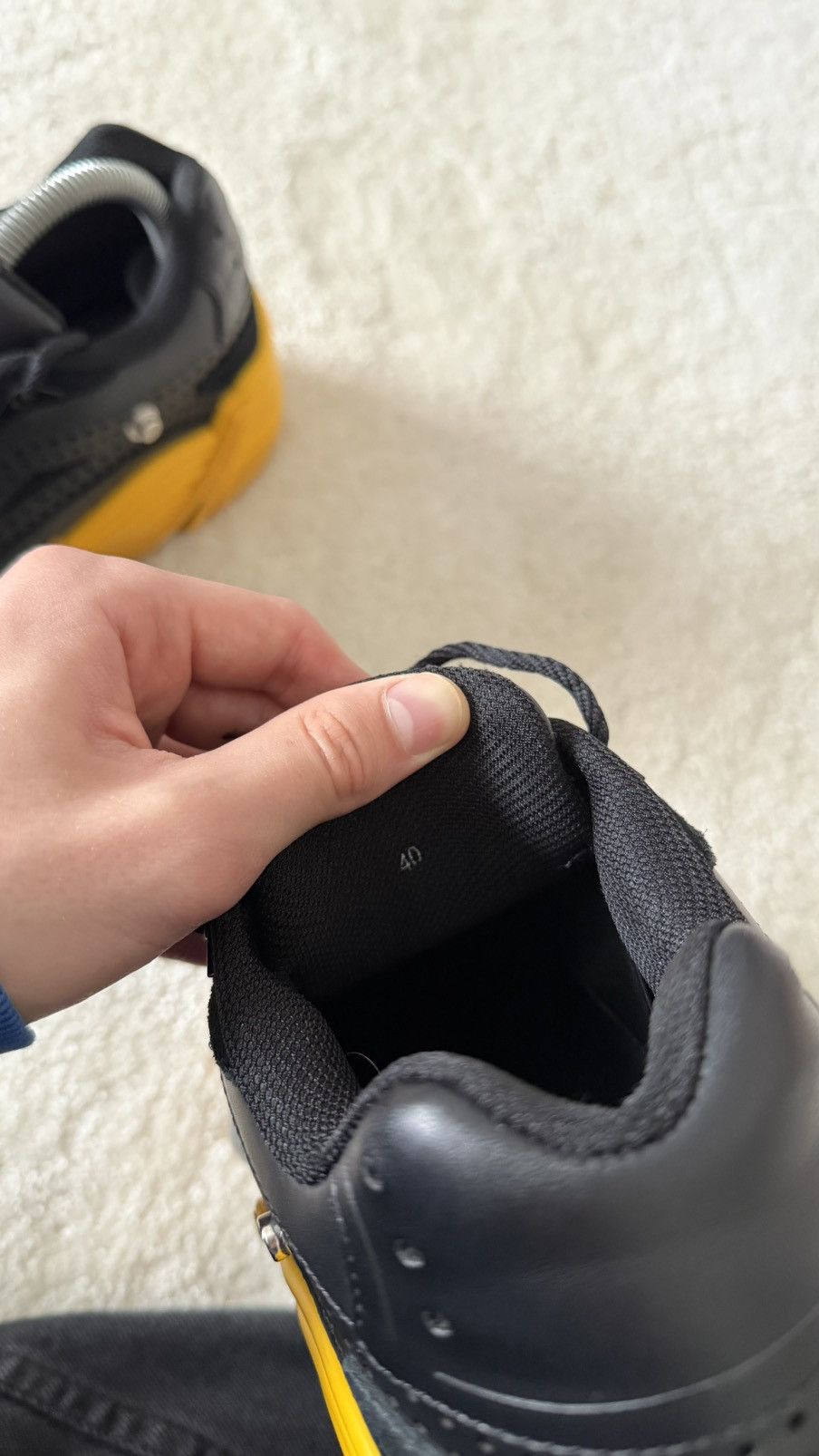 Raf Simons Raf Simons Cylon-21 (Runner) Black Yellow Size US 7 / EU 40 - 6 Thumbnail