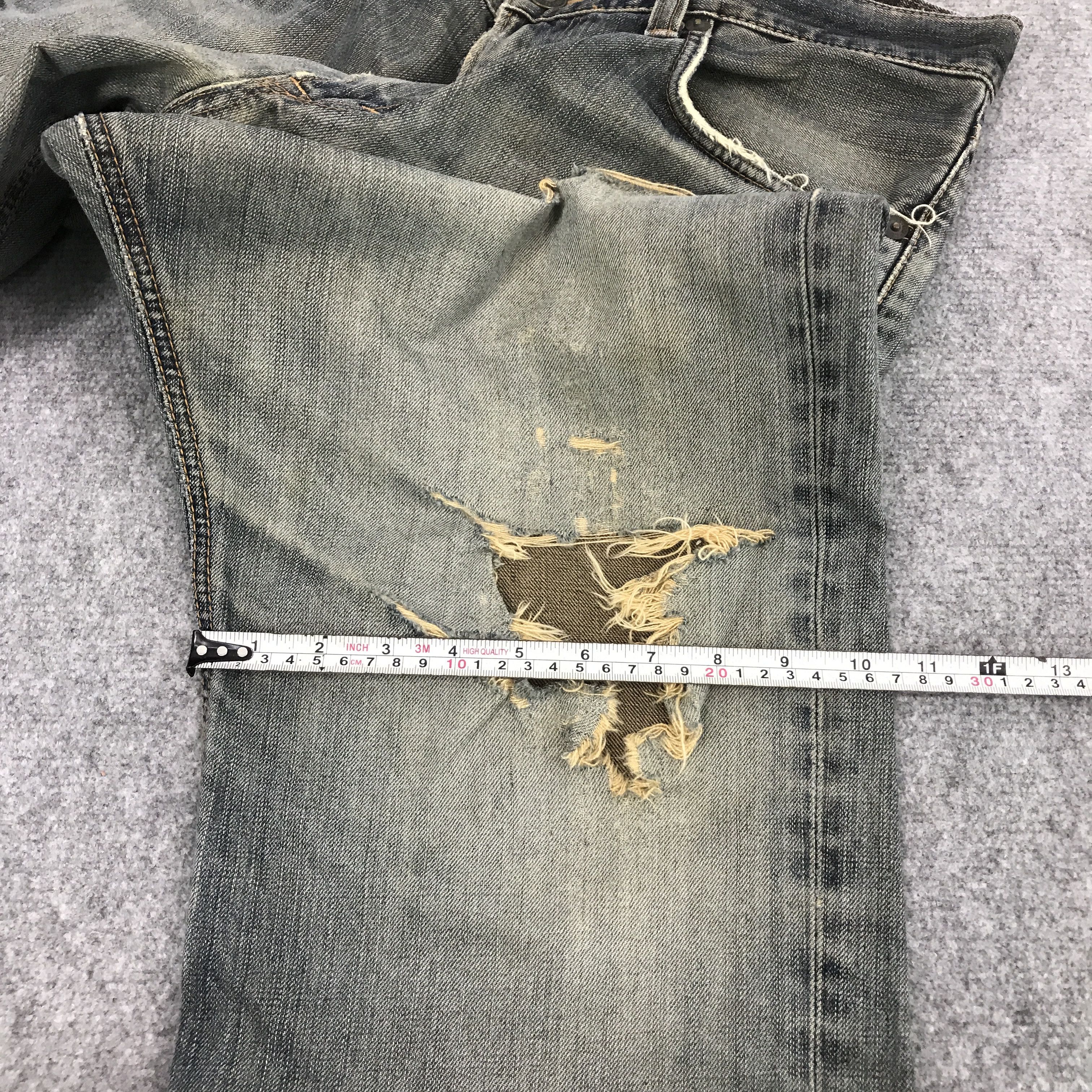 Edwin Faded Denim edwin Japan style distressed jean Size US 34 / EU 50 - 8 Thumbnail