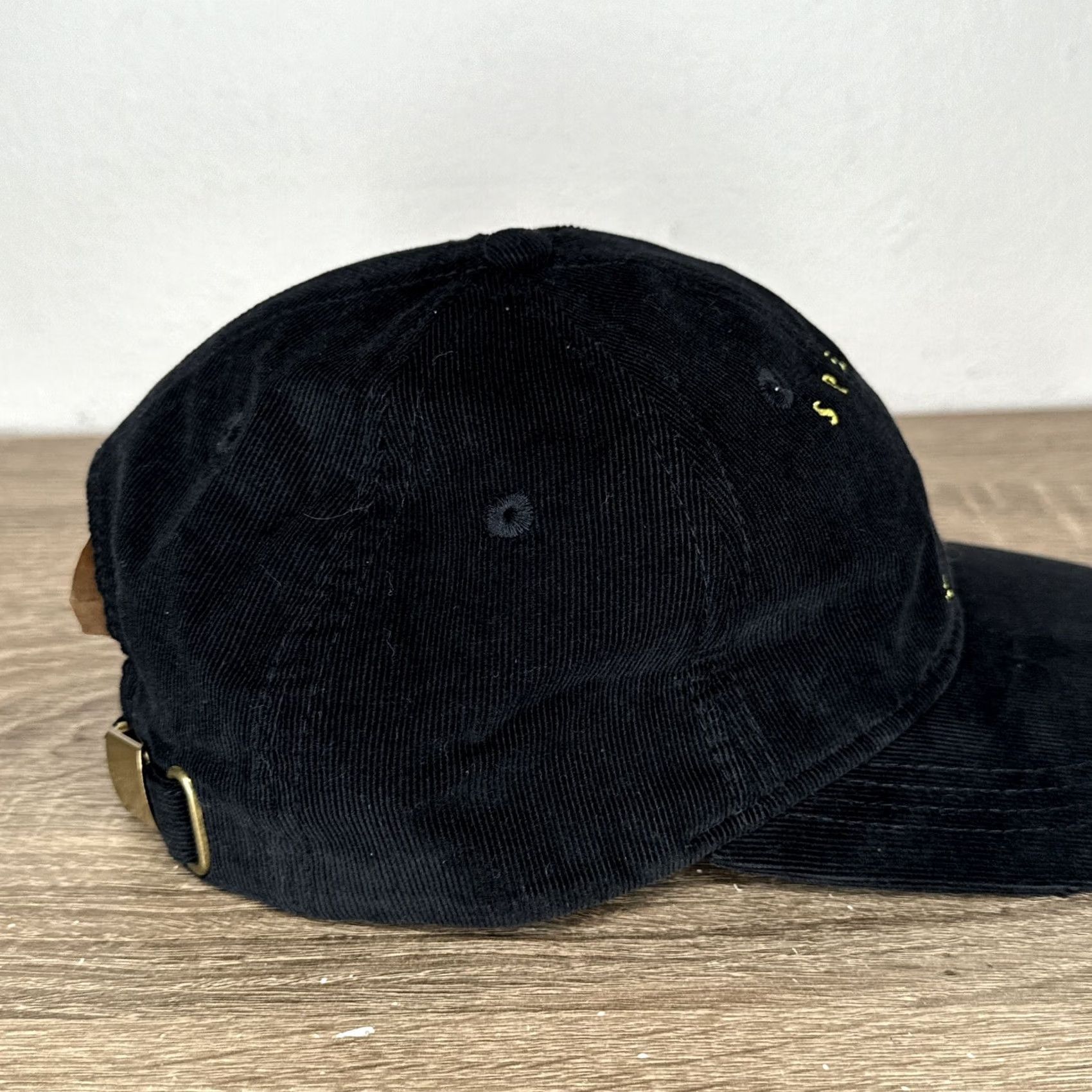 Port Authority Speak No Evil 2024 Horror Movie Promo Corduroy Strapback Hat Black Men One Size Size ONE SIZE - 4 Thumbnail