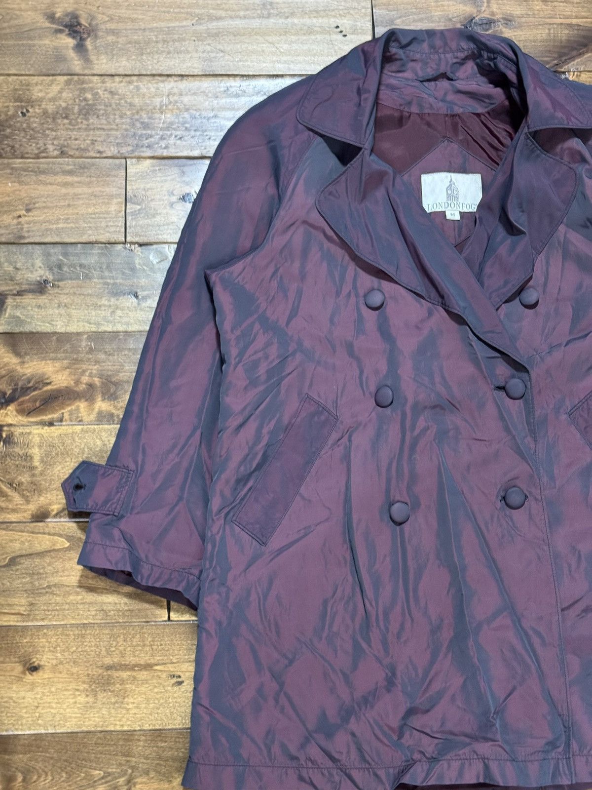 London Fog vintage iridescent London Fog trench coat Size US M / EU 48-50 / 2 - 7 Thumbnail
