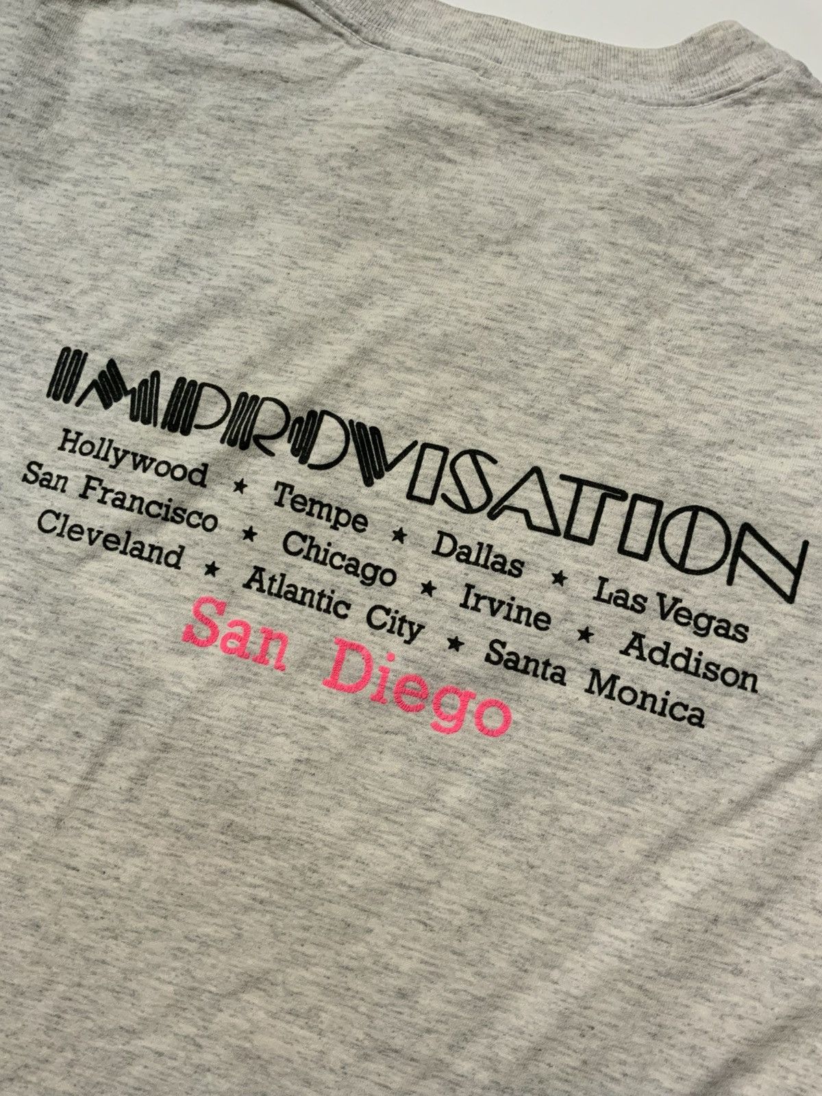Vintage Vintage San Diego Improv Comedy Tour Single Stitch T-Shirt Size US L / EU 52-54 / 3 - 8 Thumbnail