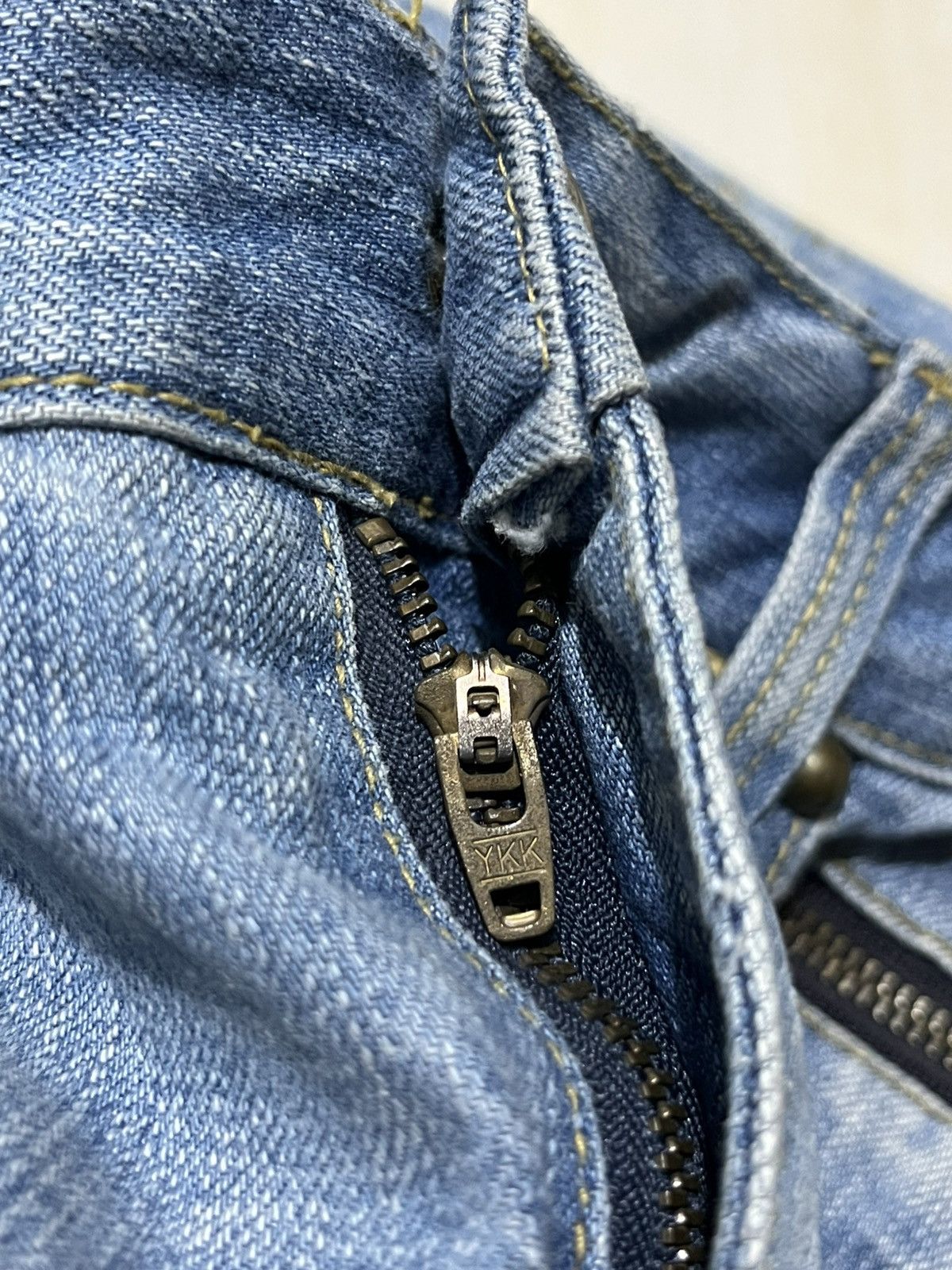 Japanese Brand Lagust Flare Distressed Denim Size US 31 - 7 Thumbnail
