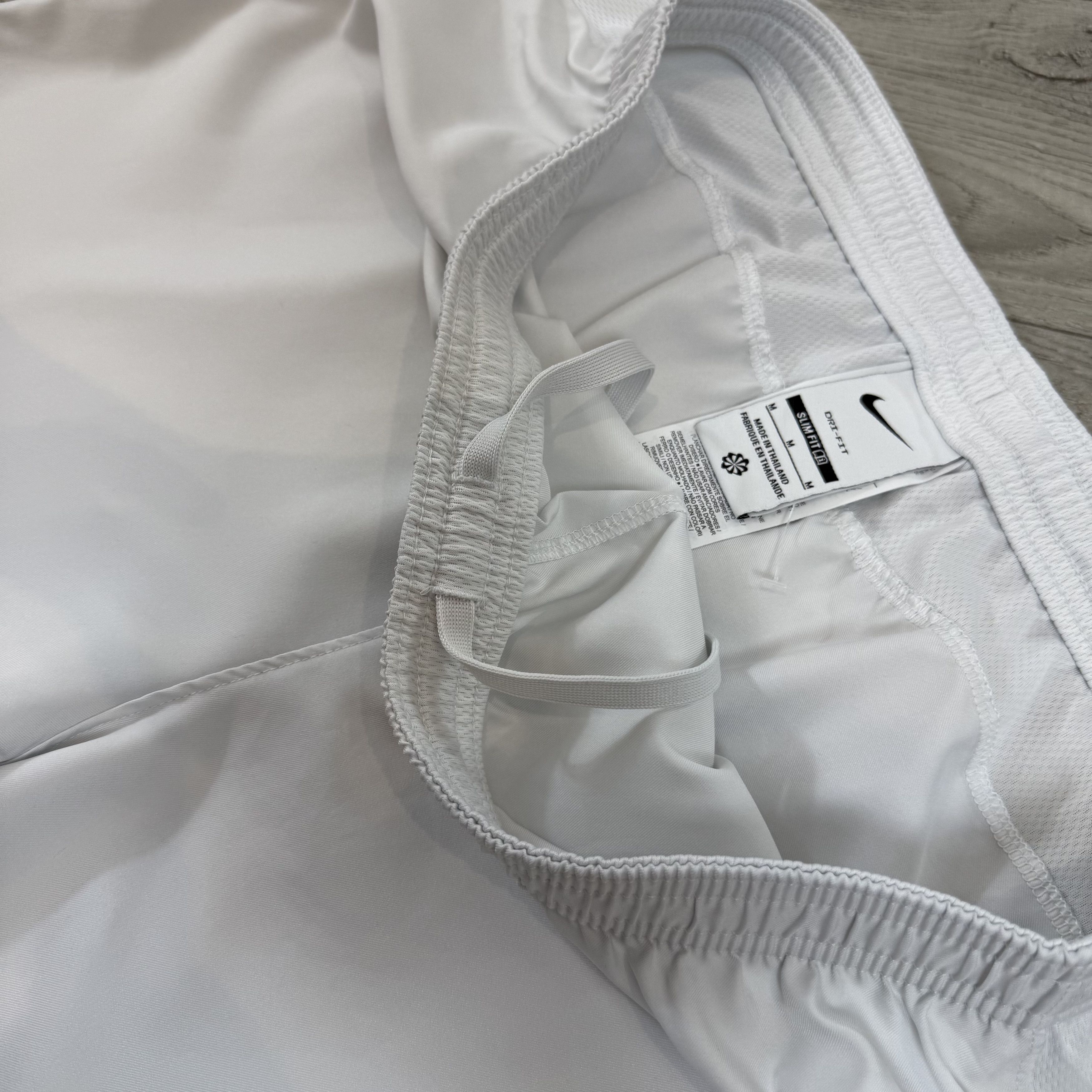 Nike Nike Dri-Fit White Track Shorts Size US 32 / EU 48 - 9 Thumbnail