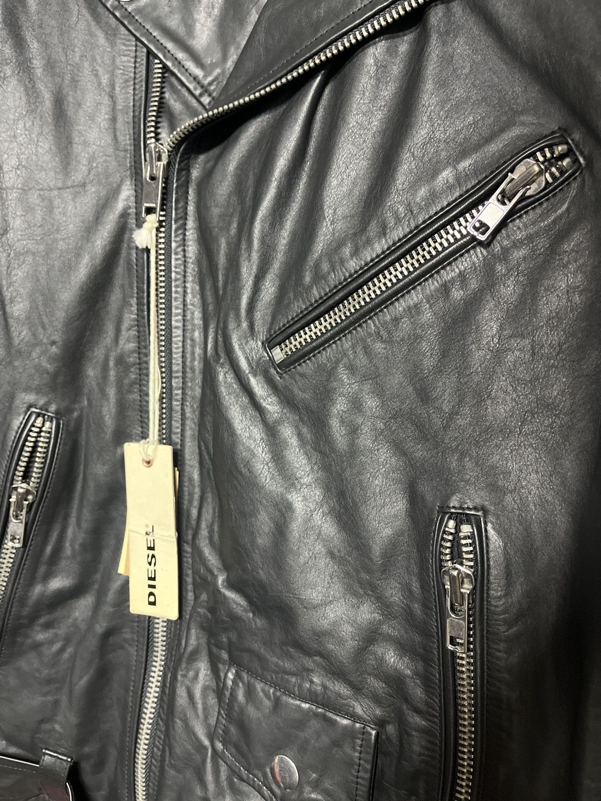 Diesel Diesel L-Sledyc Leather Jacket – Rare & Timeless Size US XL / EU 56 / 4 - 7 Thumbnail