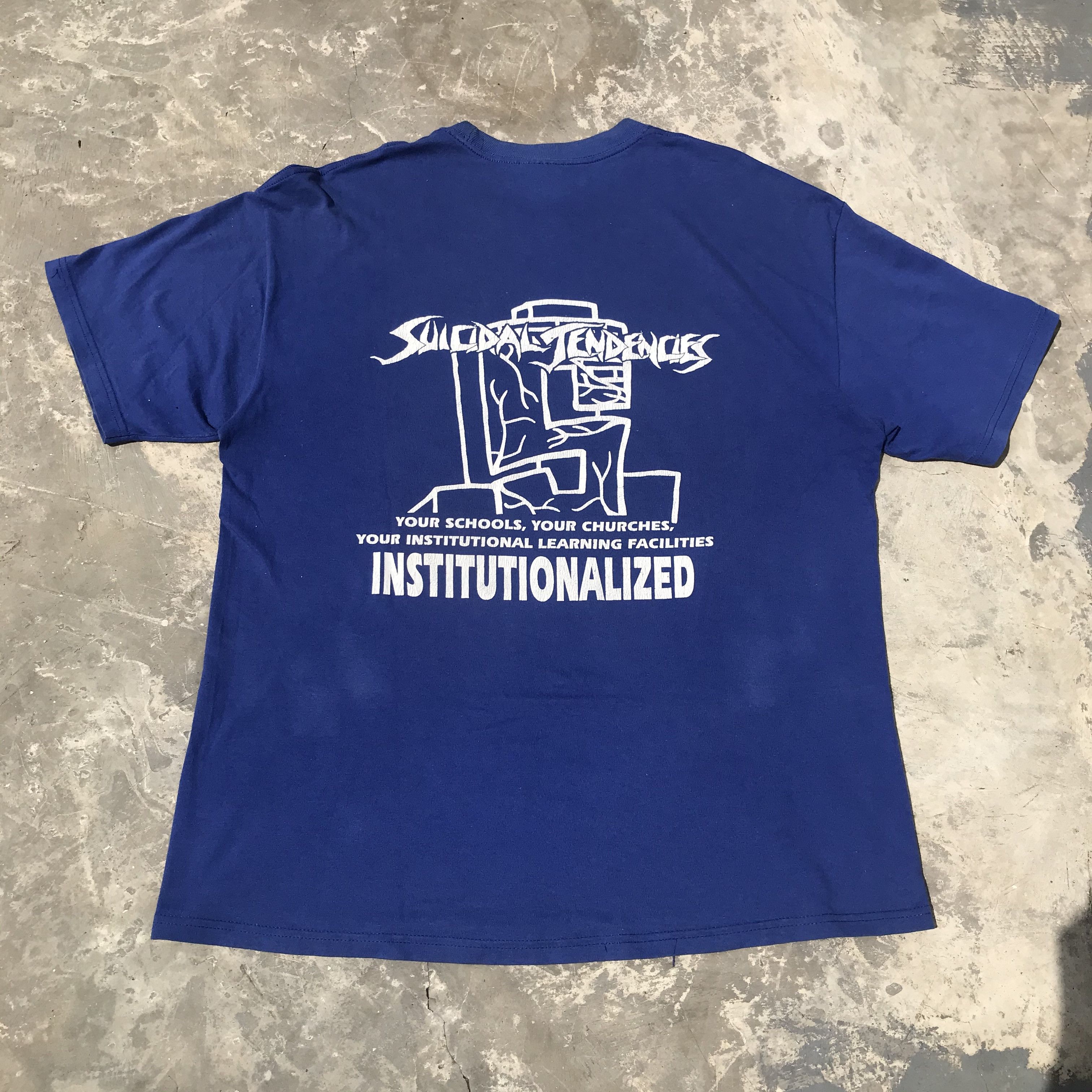Band Tees × Vintage Suicidal Tendencies Institutionalized Size US L / EU 52-54 / 3 - 4 Thumbnail
