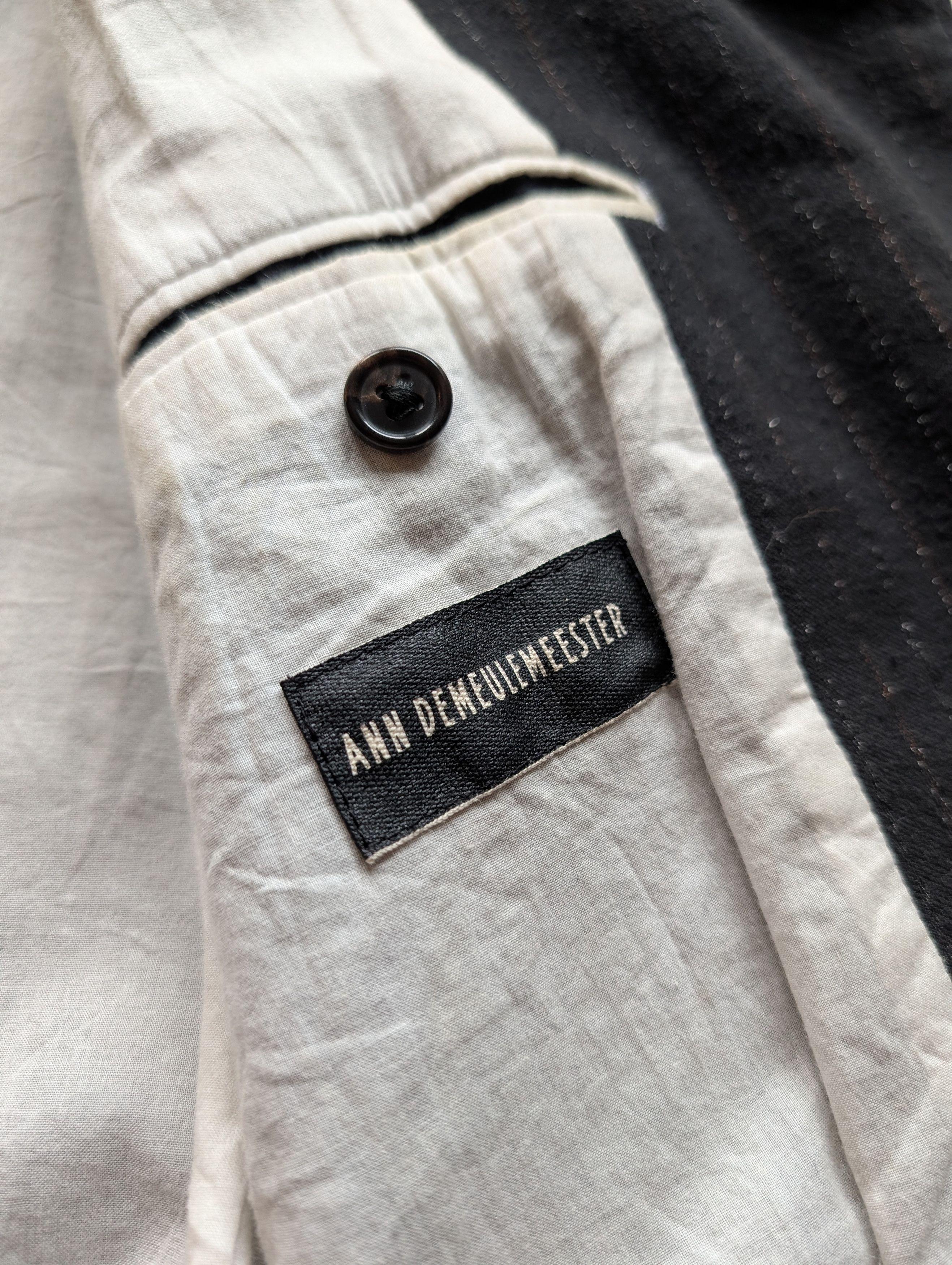 Ann Demeulemeester Striped SS09 Runway Blazer Size 46R - 3 Thumbnail