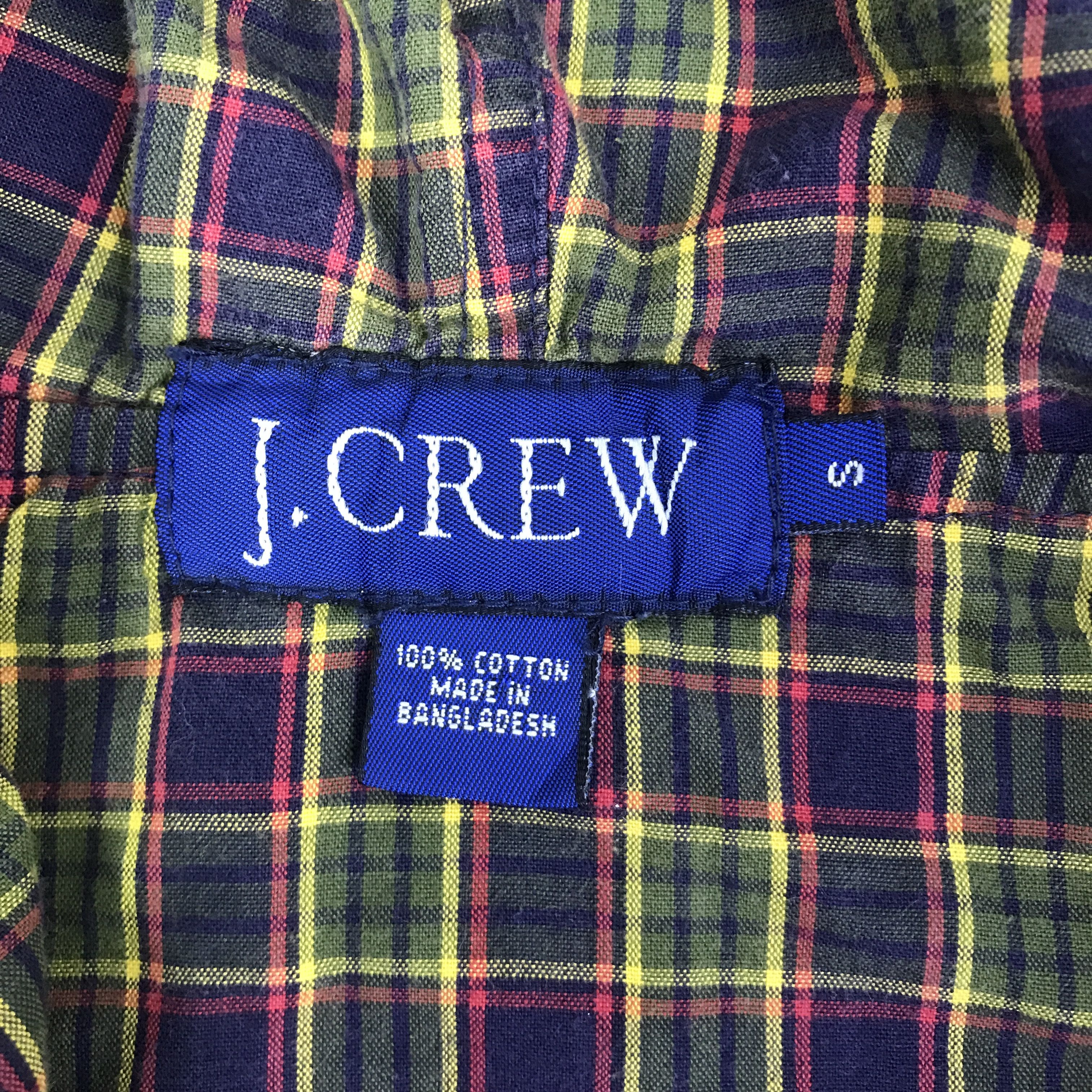 J.Crew J.CREW TARTAN FLANNAL HALF ZIP JACKET K81B8 Size US S / EU 44-46 / 1 - 9 Thumbnail