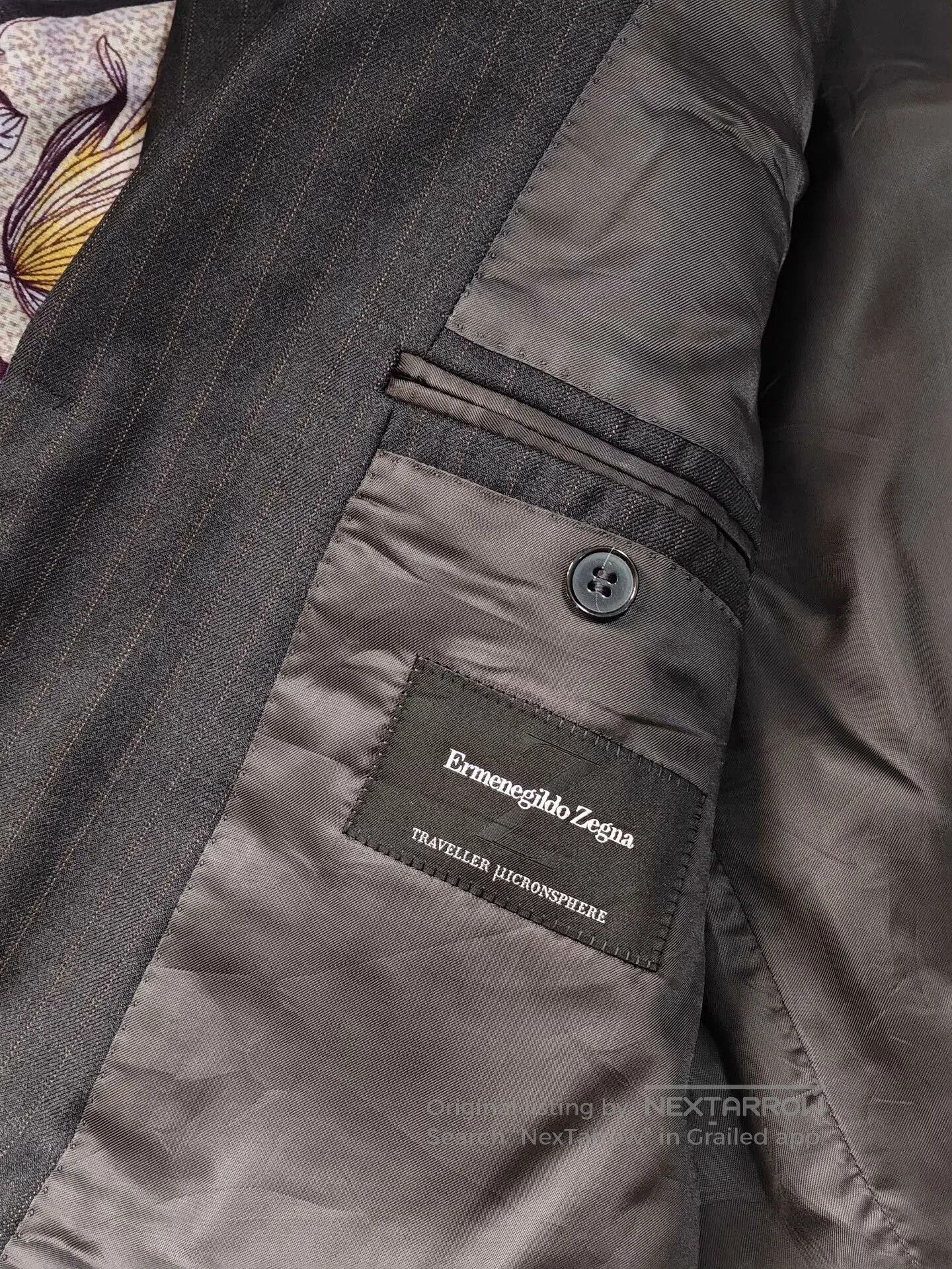 Ermenegildo Zegna Zegna Italian Wool Linen Suit Jacket. Size US S / EU 44-46 / 1 - 7 Thumbnail