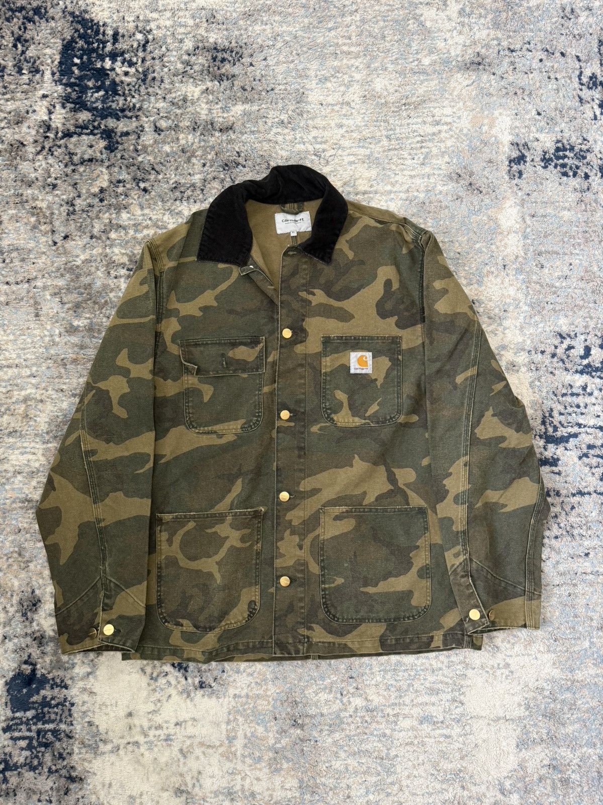 Carhartt Wip Carhartt wip camo denim jacket Size US XL / EU 56 / 4 - 1 Thumbnail