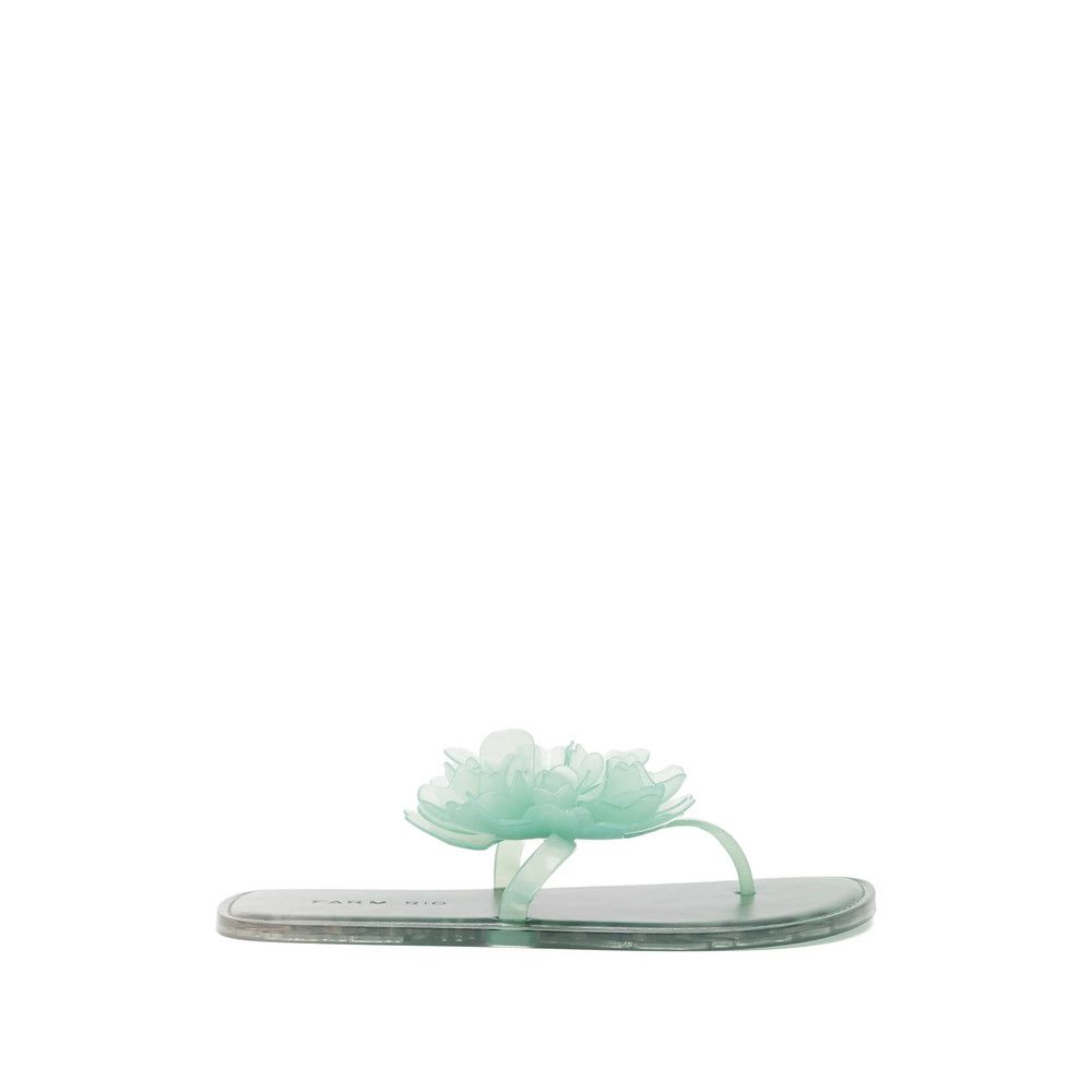 Farm Rio Farm Rio GREEN Flip-Flops & Slides Size US 11 / IT 41 - 1 Thumbnail