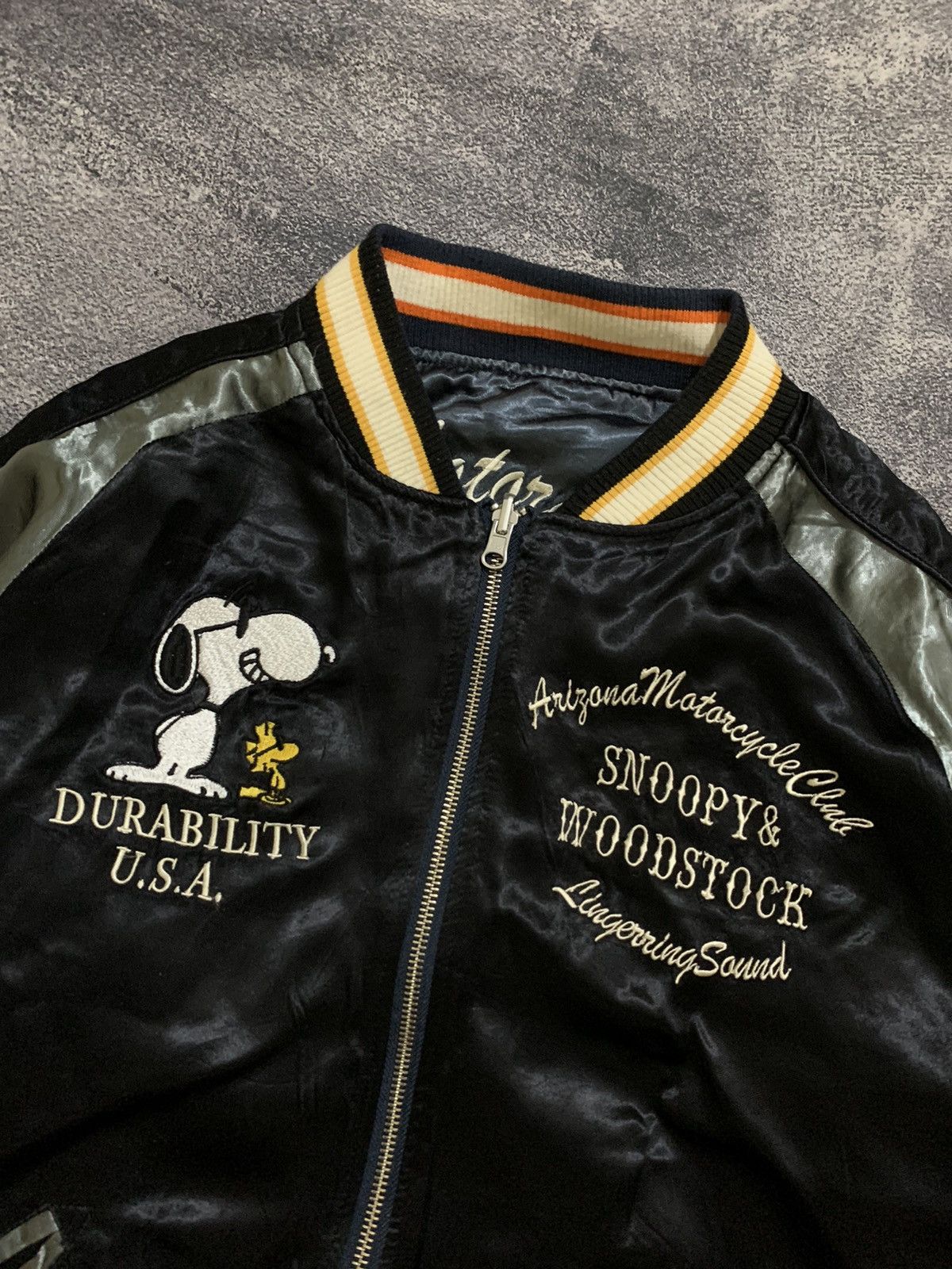 Flagstuff Flag staff x Snoopy Peanuts Sukajan Reversible Jacket Size US M / EU 48-50 / 2 - 10 Thumbnail