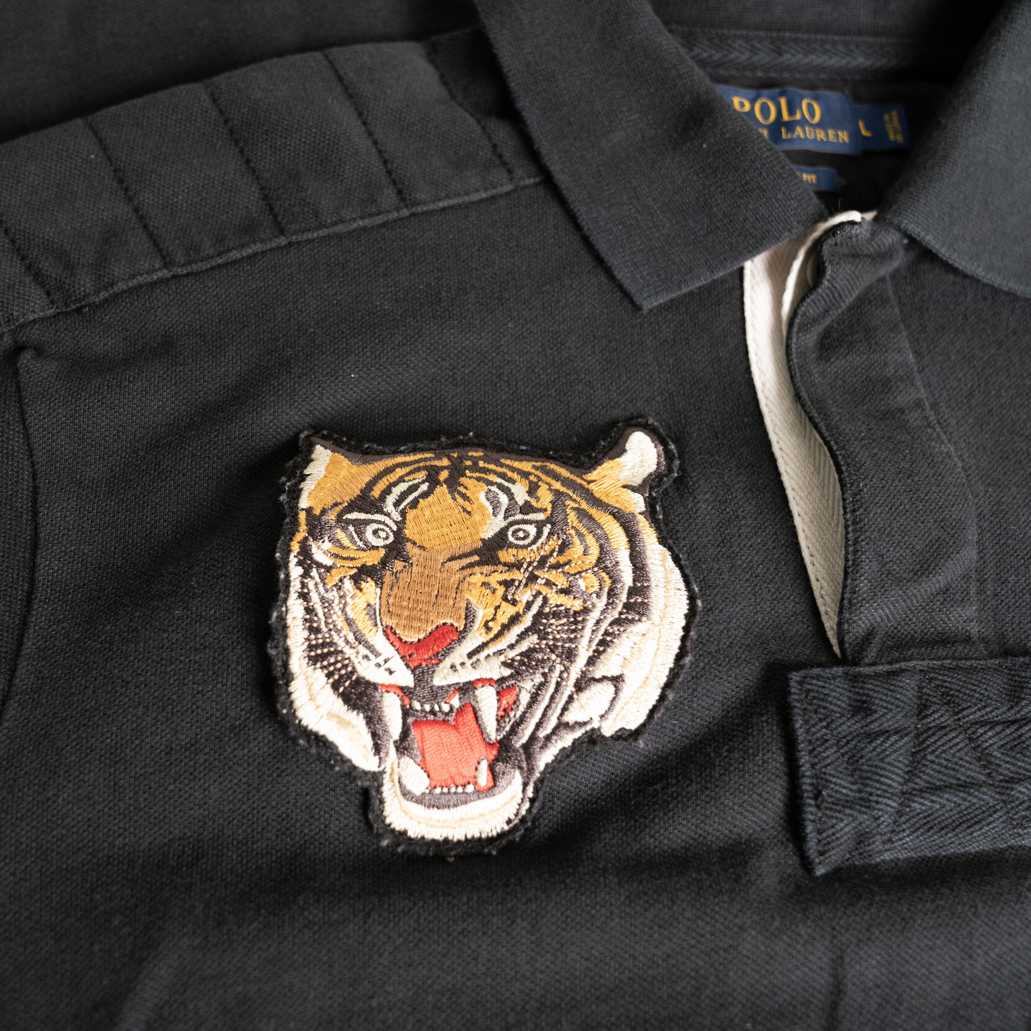 Polo Ralph Lauren 2017 Polo Ralph Lauren Tiger Football Graphic Polo Shirt Size US L / EU 52-54 / 3 - 3 Thumbnail