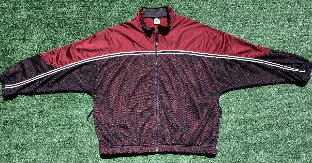 Nike 90’s Nike Swoosh Double Sided Net Mesh Jacket Men’s Size 2XL Size US XXL / EU 58 / 5 - 6 Thumbnail