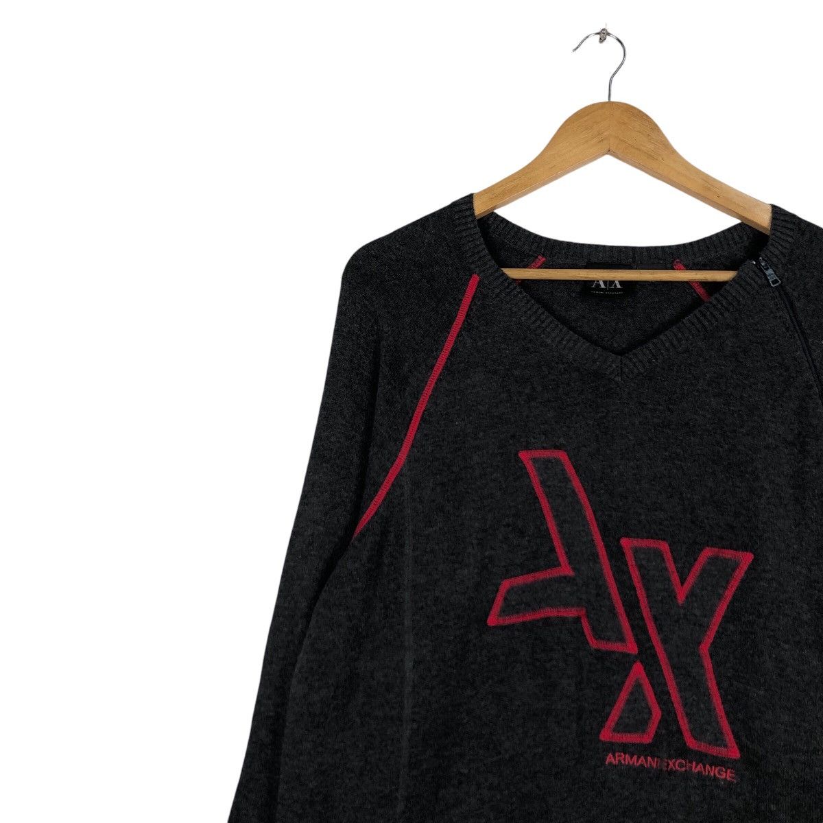 Armani Exchange × Japanese Brand Armani Exchange Sweatshirt Jumper Fleece Rare XL Size US M / EU 48-50 / 2 - 6 Thumbnail