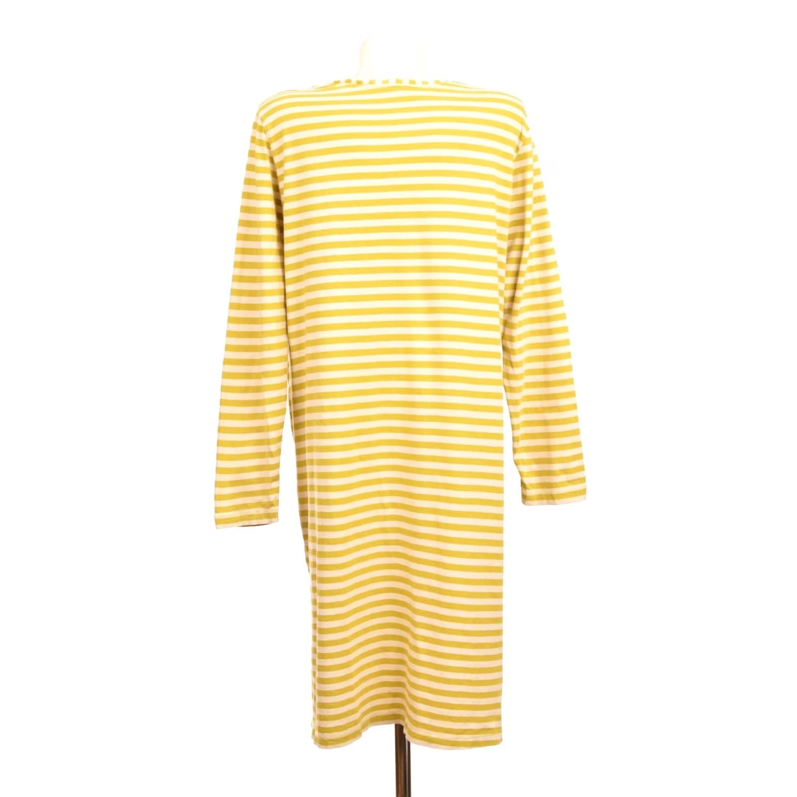 Vintage Gudrun Sjoden Organic Cotton Striped Dress Greece M Women Midi XS? Size M / US 6-8 / IT 42-44 - 5 Thumbnail