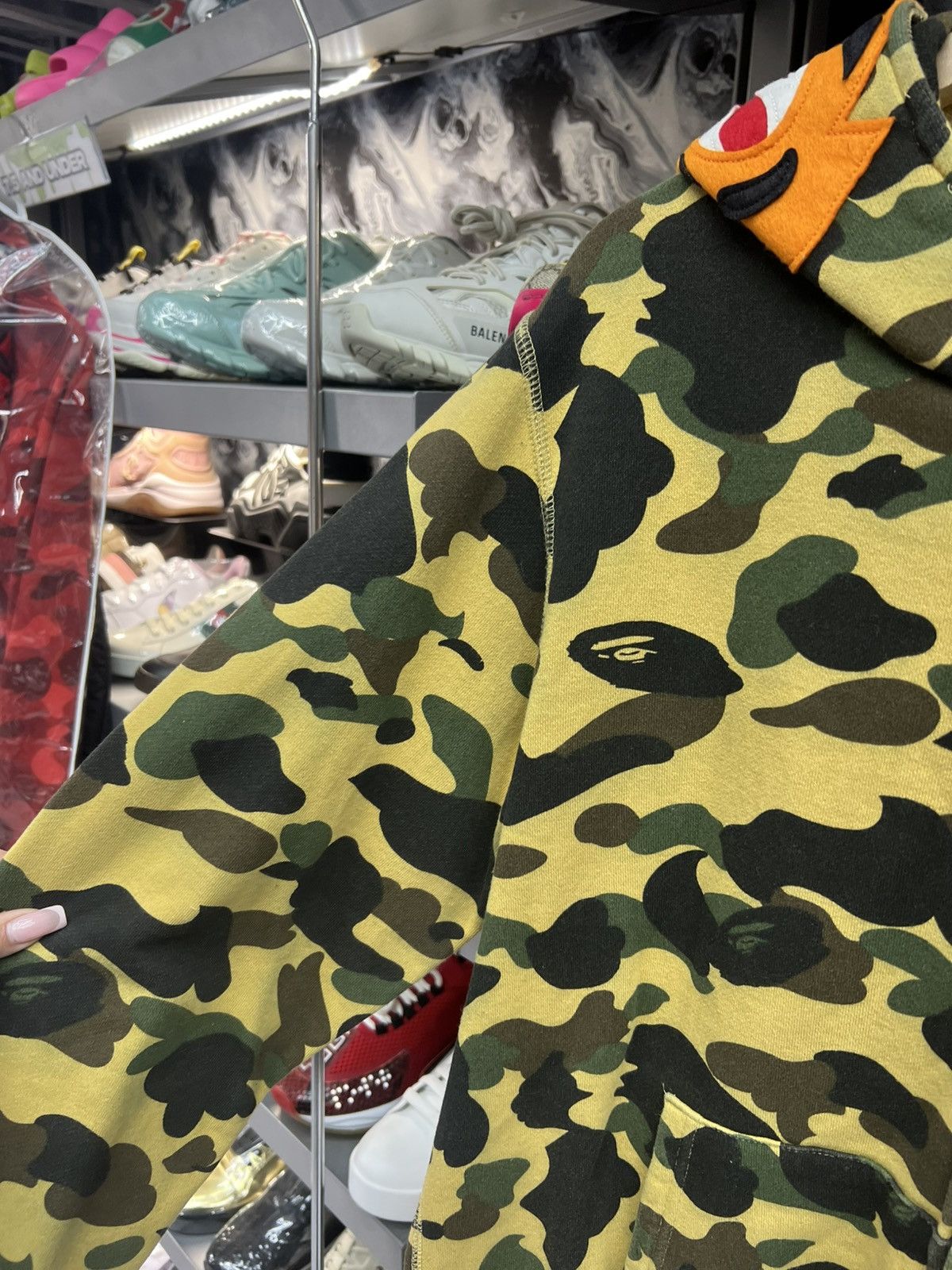 Bape Bape Shark Hoodie Full Zip Size US XL / EU 56 / 4 - 3 Thumbnail