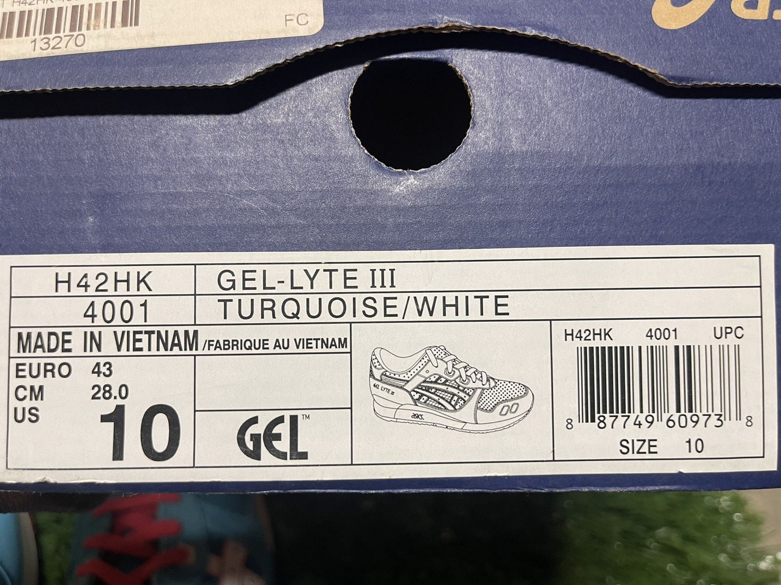Asics ASICS Gel Lyte 3 Teal Dragon Size US 9.5 / EU 42-43 - 8 Thumbnail