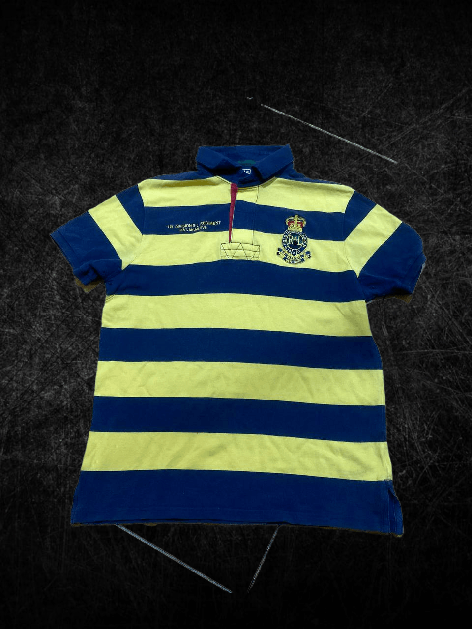 Polo Ralph Lauren Polo Ralph Lauren Division RL Regiment Men Rugby Polo Size US L / EU 52-54 / 3 - 1 Thumbnail
