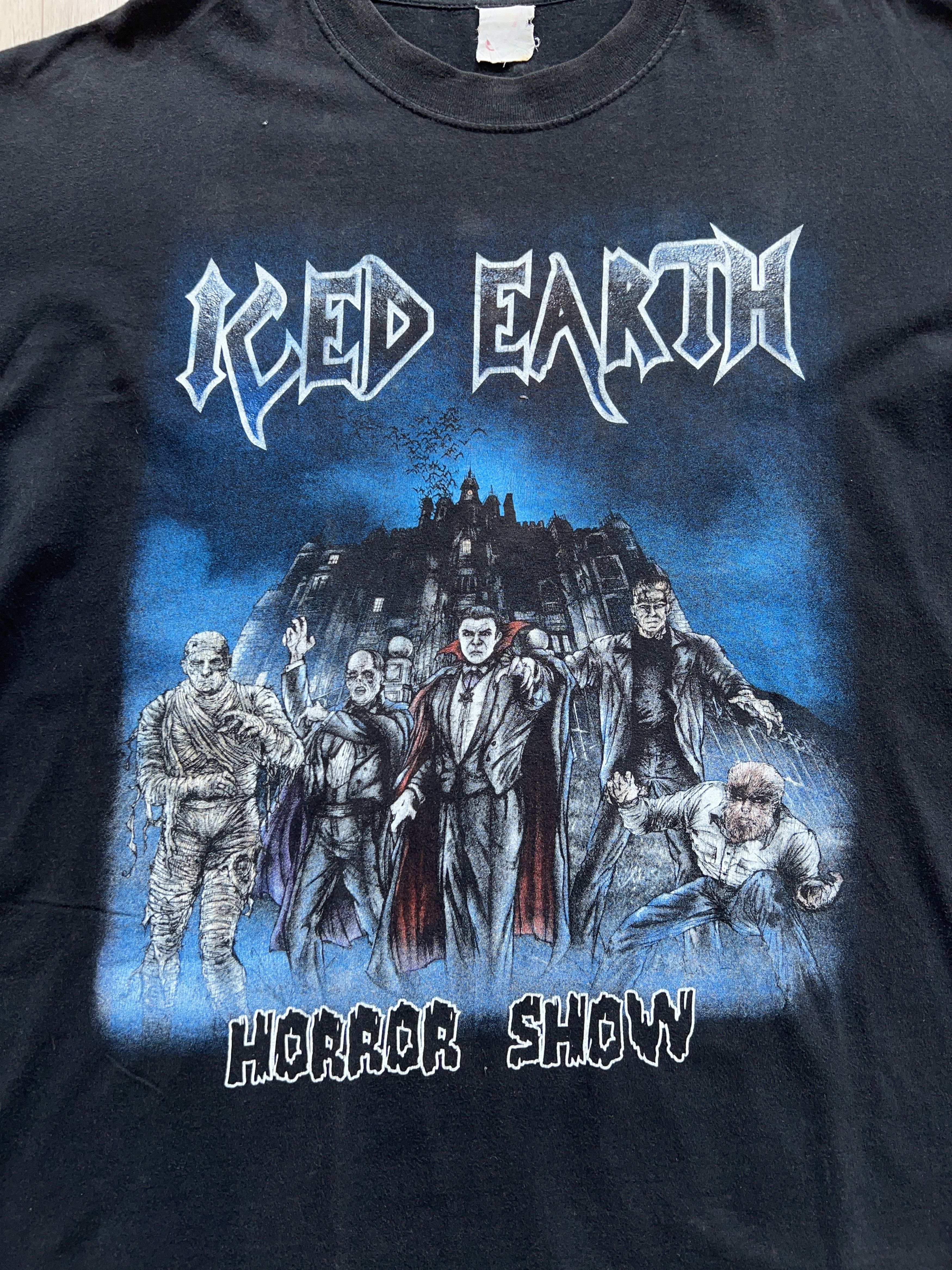 Band Tees × Vintage Mens Iced Earth Horror Show Rock Band T Shirt Tee Size XL Size US XL / EU 56 / 4 - 4 Thumbnail