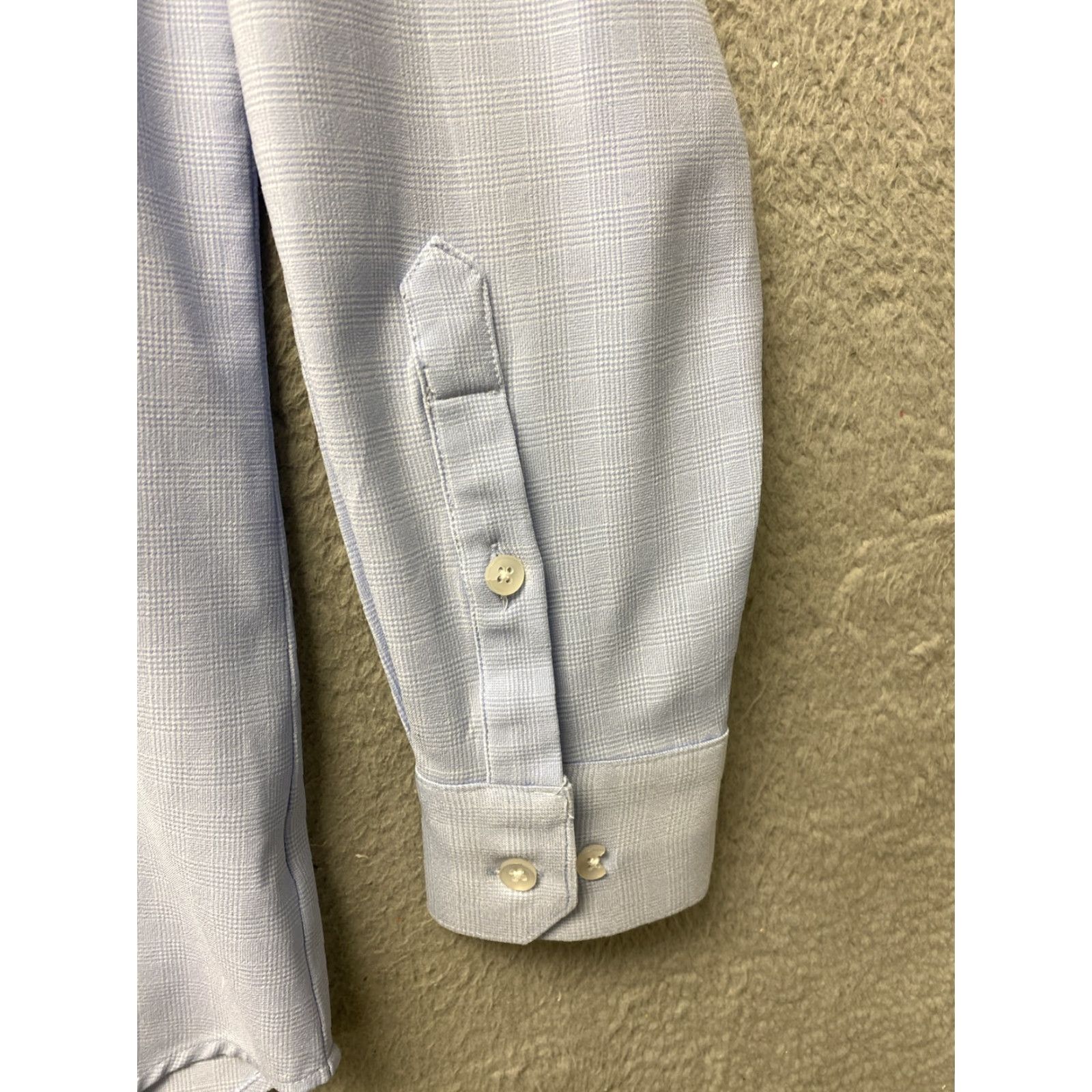 Mizzen+Main Mizzen+Main Button-Up Shirt Mens Large Long Sleeve Fit Blue Plaid /44-87 Button-Down Collar Size US L / EU 52-54 / 3 - 2 Thumbnail