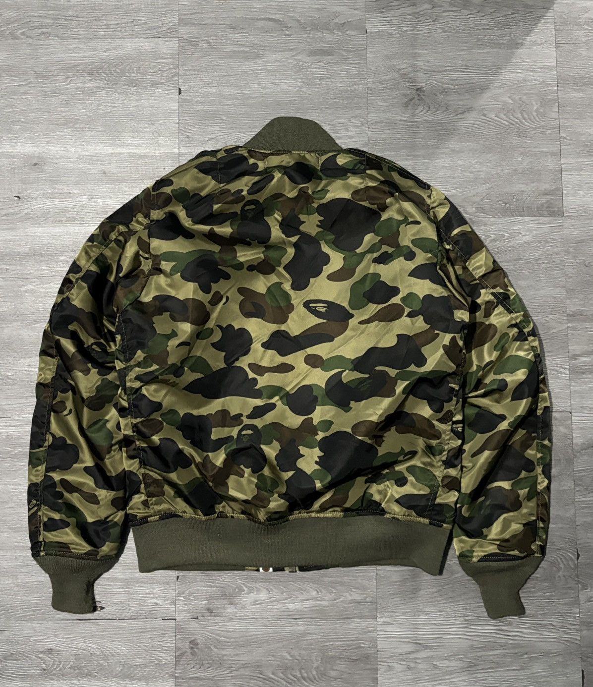 Bape Bape - First Camo Flight Jacket Size US M / EU 48-50 / 2 - 2 Thumbnail