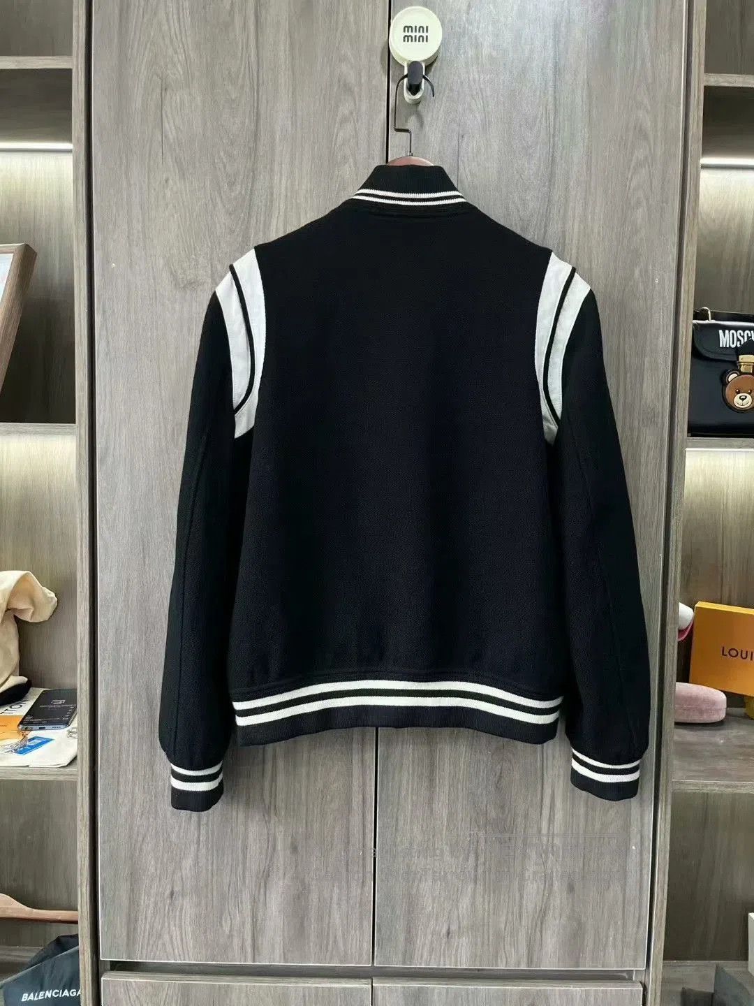 Saint Laurent Paris saint laurent black and white baseball jacket. Size US L / EU 52-54 / 3 - 4 Thumbnail