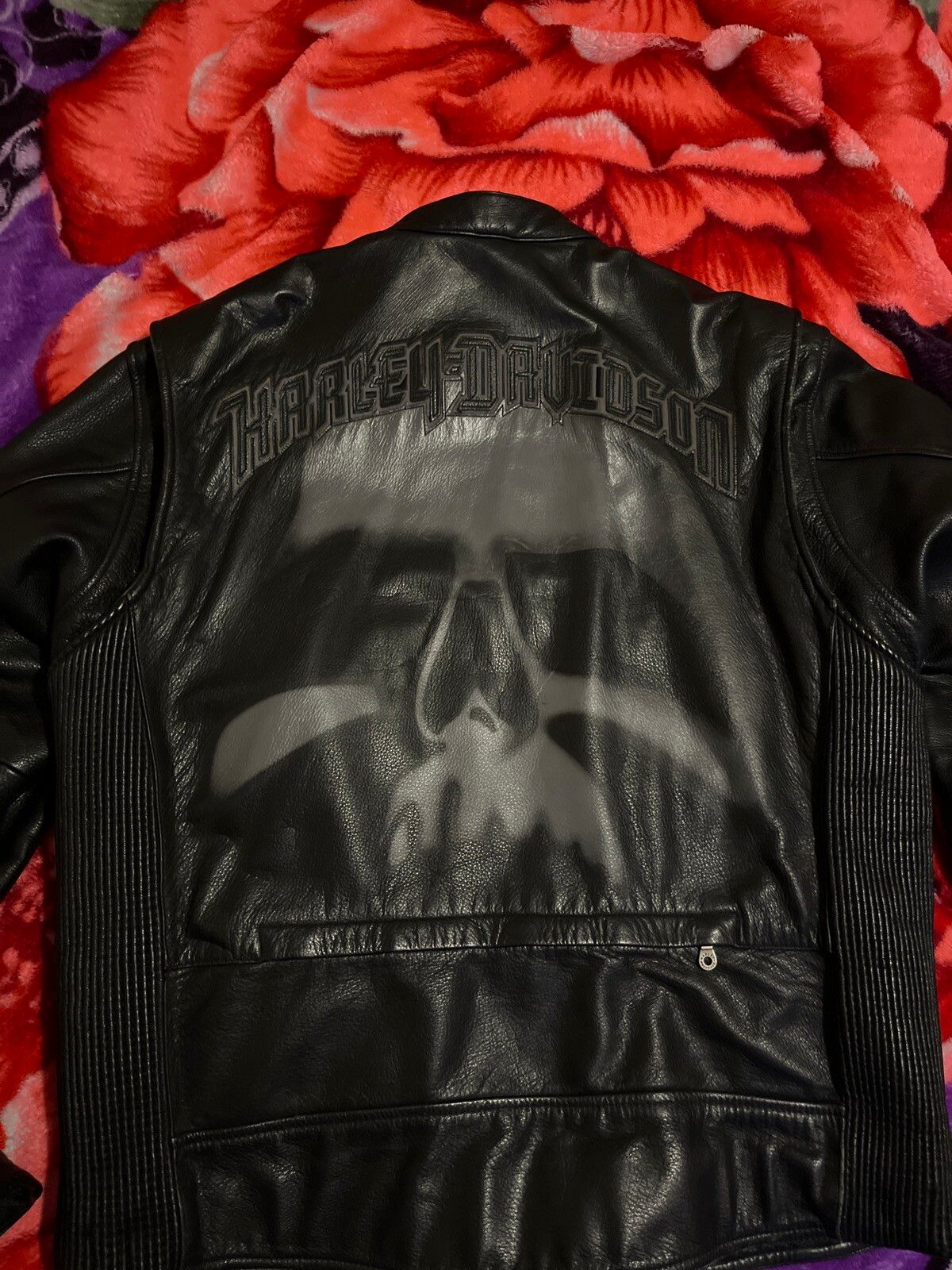 Archival Clothing Harley Davidson skull jacket | Grailed