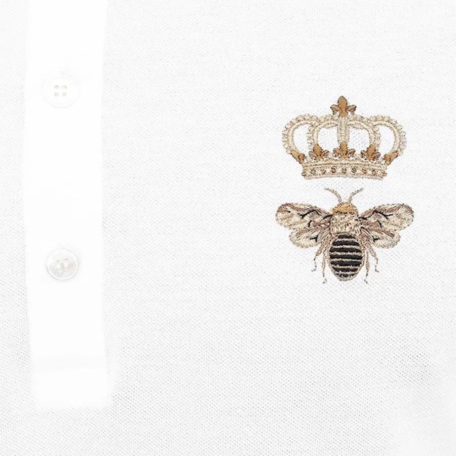 Dolce & Gabbana o1s22i1n0924 Polo Shirt in White Size US S / EU 44-46 / 1 - 3 Thumbnail