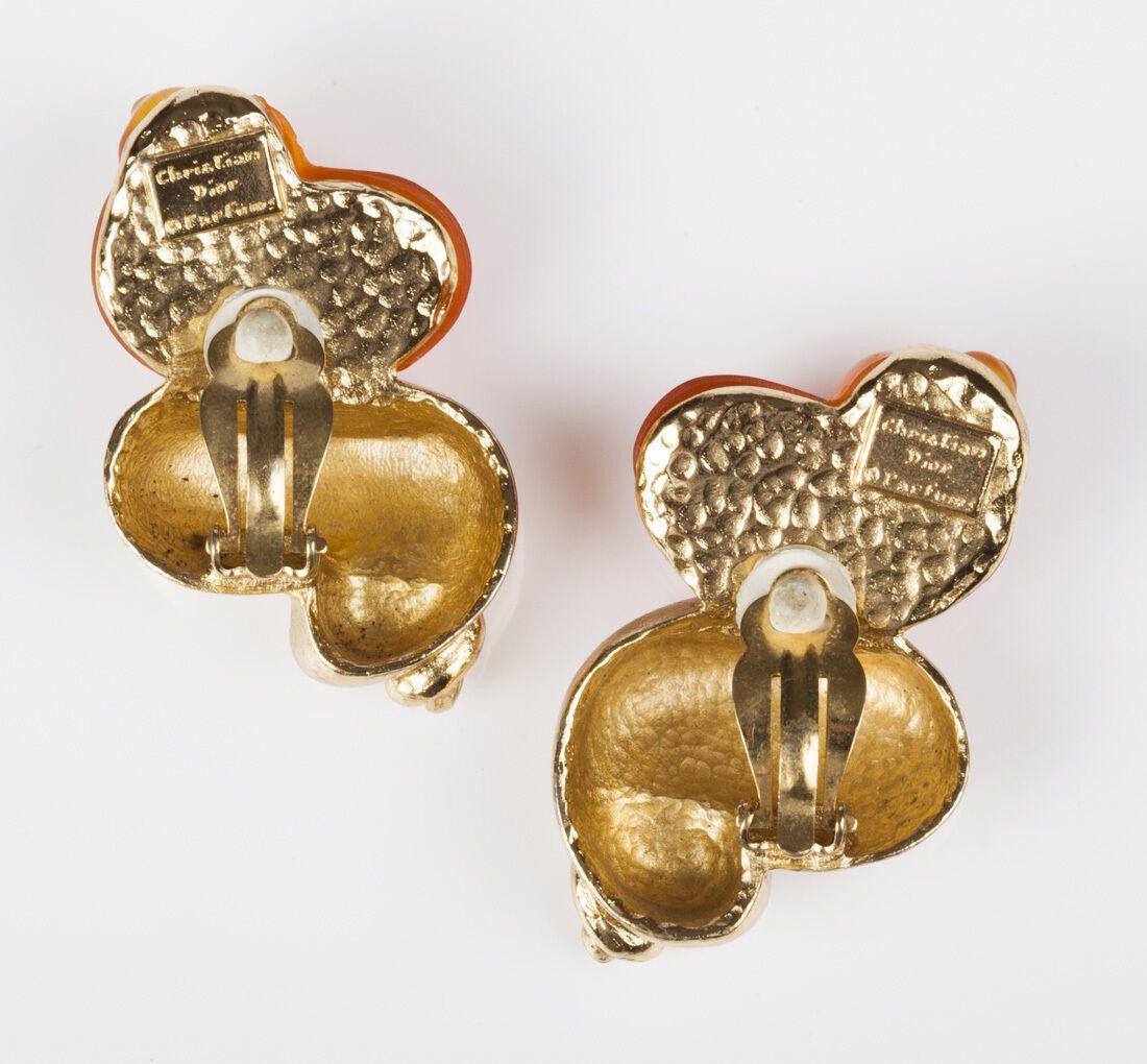 Christian Dior Monsieur Massive Runway Christian Dior Shell Earrings Size ONE SIZE - 2 Thumbnail