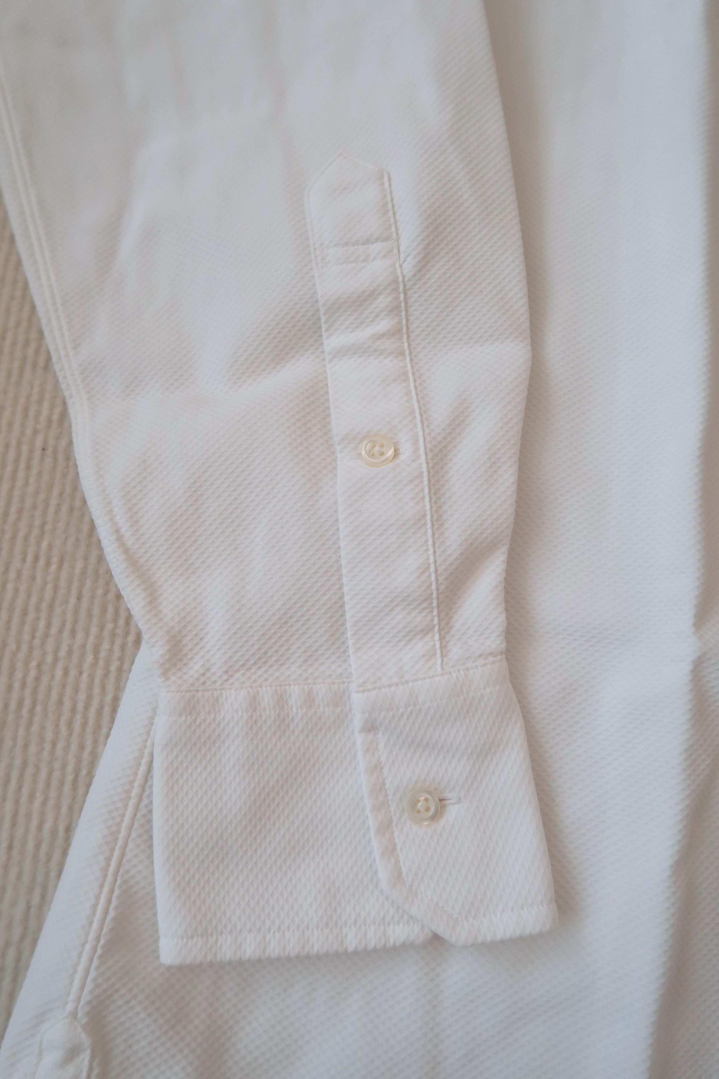 Thom Browne Thom Brown Textured Fabric Shirt Size US XL / EU 56 / 4 - 3 Thumbnail