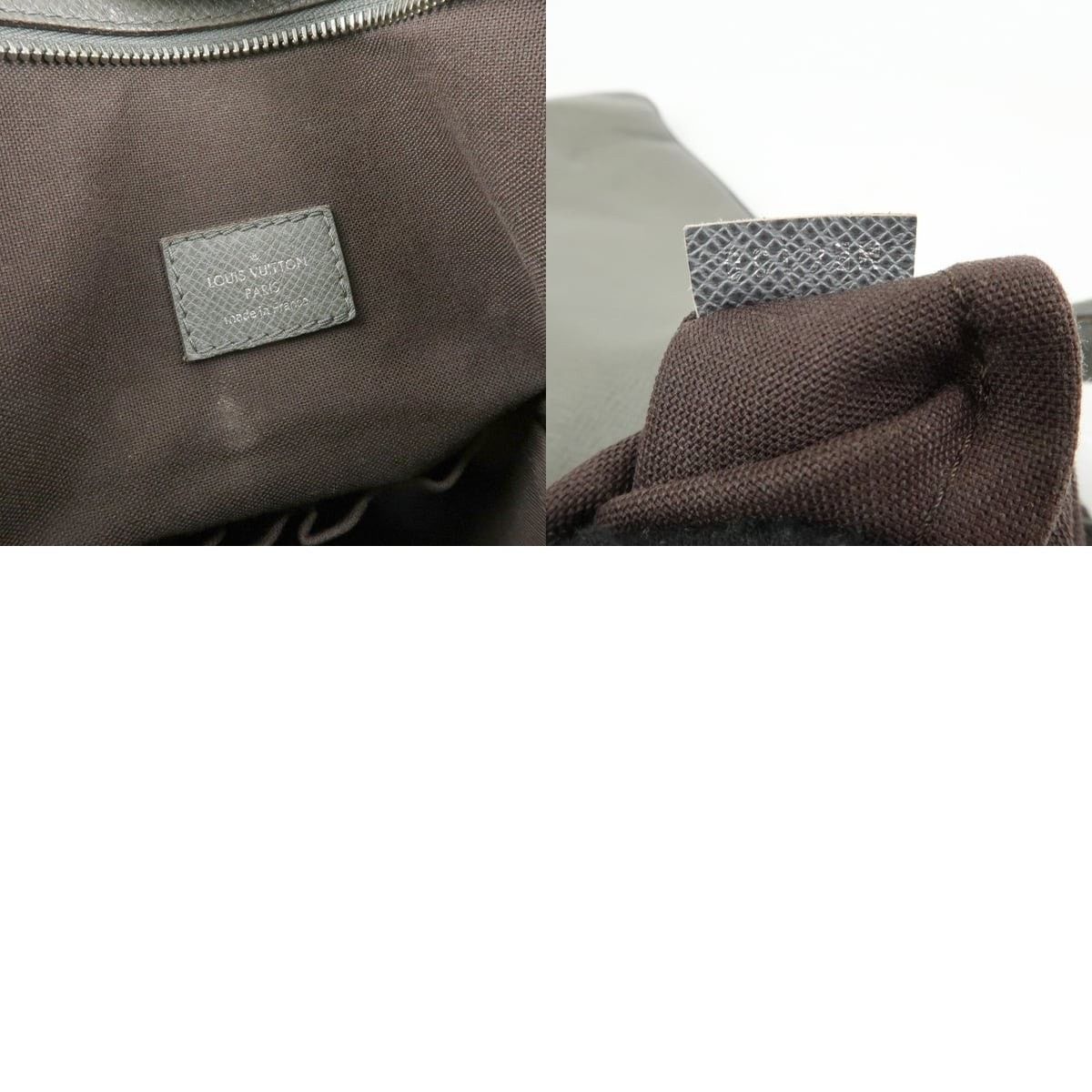 Louis Vuitton Louis Vuitton Taiga Sasha Crossbody Bag Leather Gray Size ONE SIZE - 8 Thumbnail