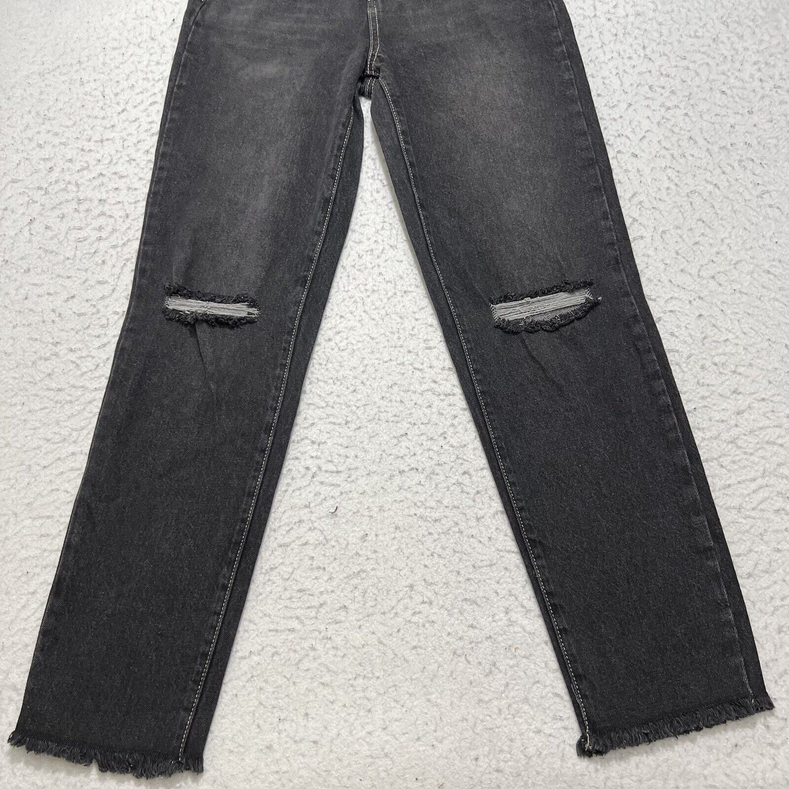 Nordstrom BP Straight Leg Mid Rise Black Dark Wash Denim Nordstrom Size 25" / US 0 / IT 36 - 5 Thumbnail