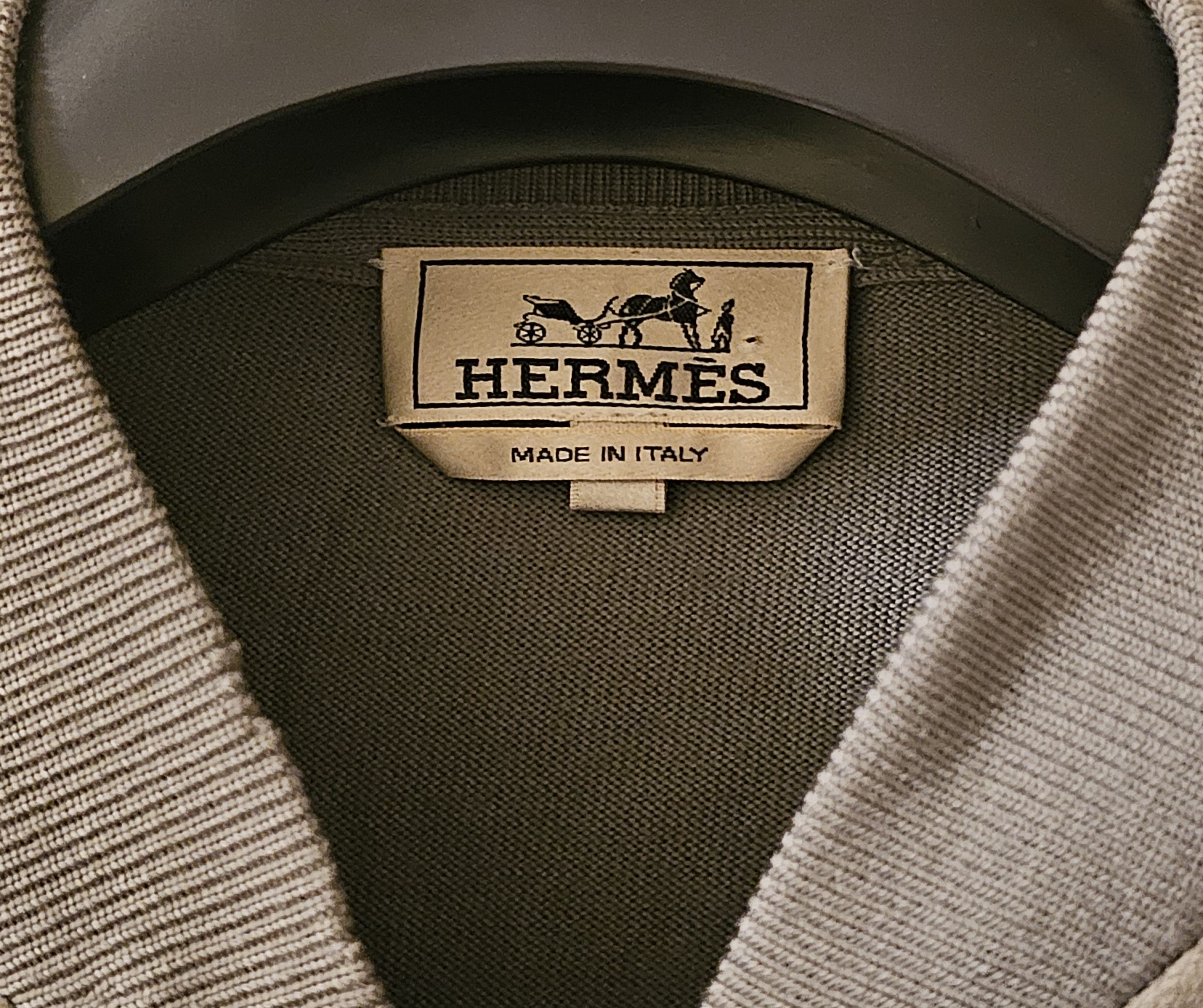 Hermes Hermès wool and Leather Patchwork Bombers Jacket Size XL Size US XL / EU 56 / 4 - 4 Thumbnail