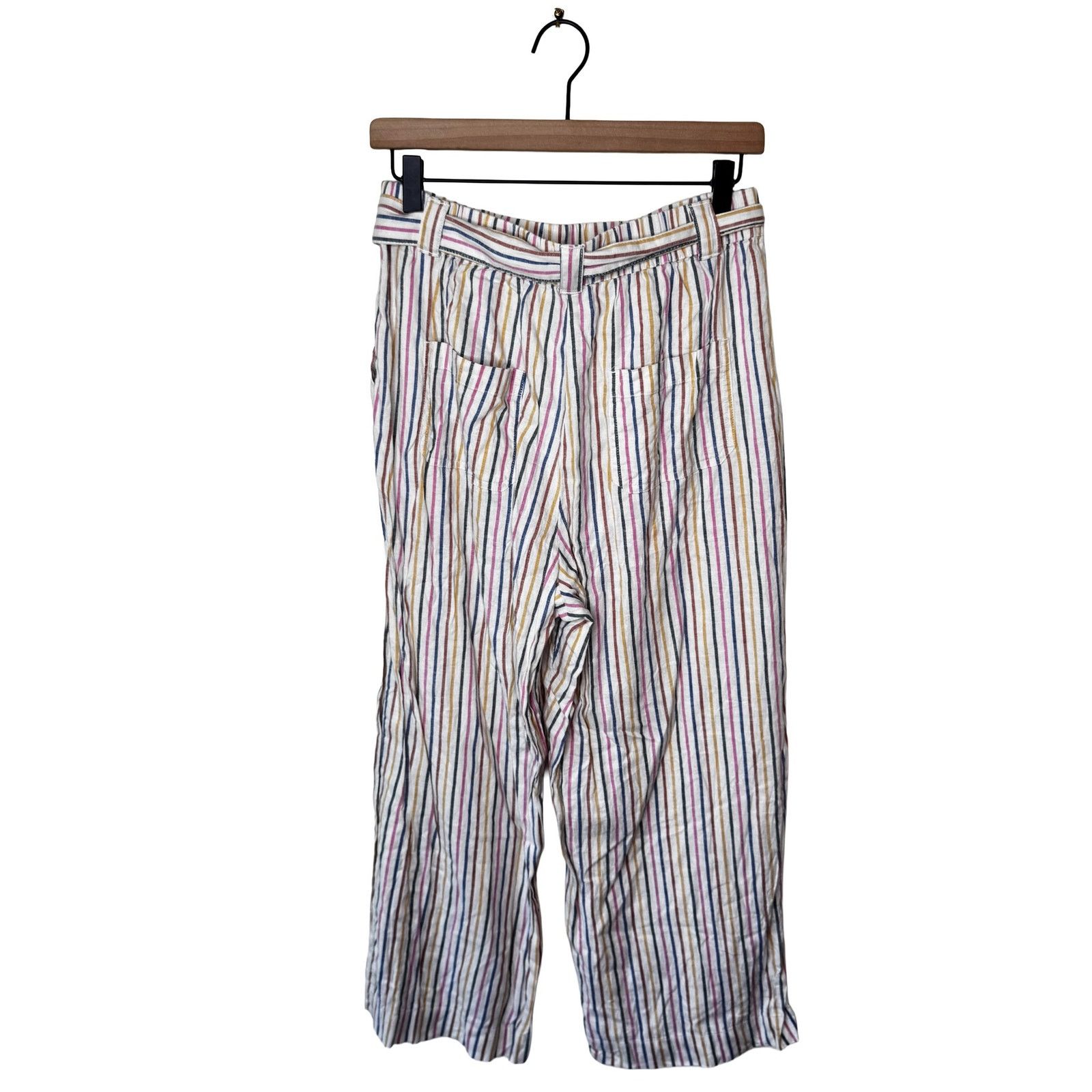 Marine Layer MARINE LAYER Striped Tank Top & Belted Pants Multicolor Med Size 28" / US 6 / IT 42 - 3 Thumbnail
