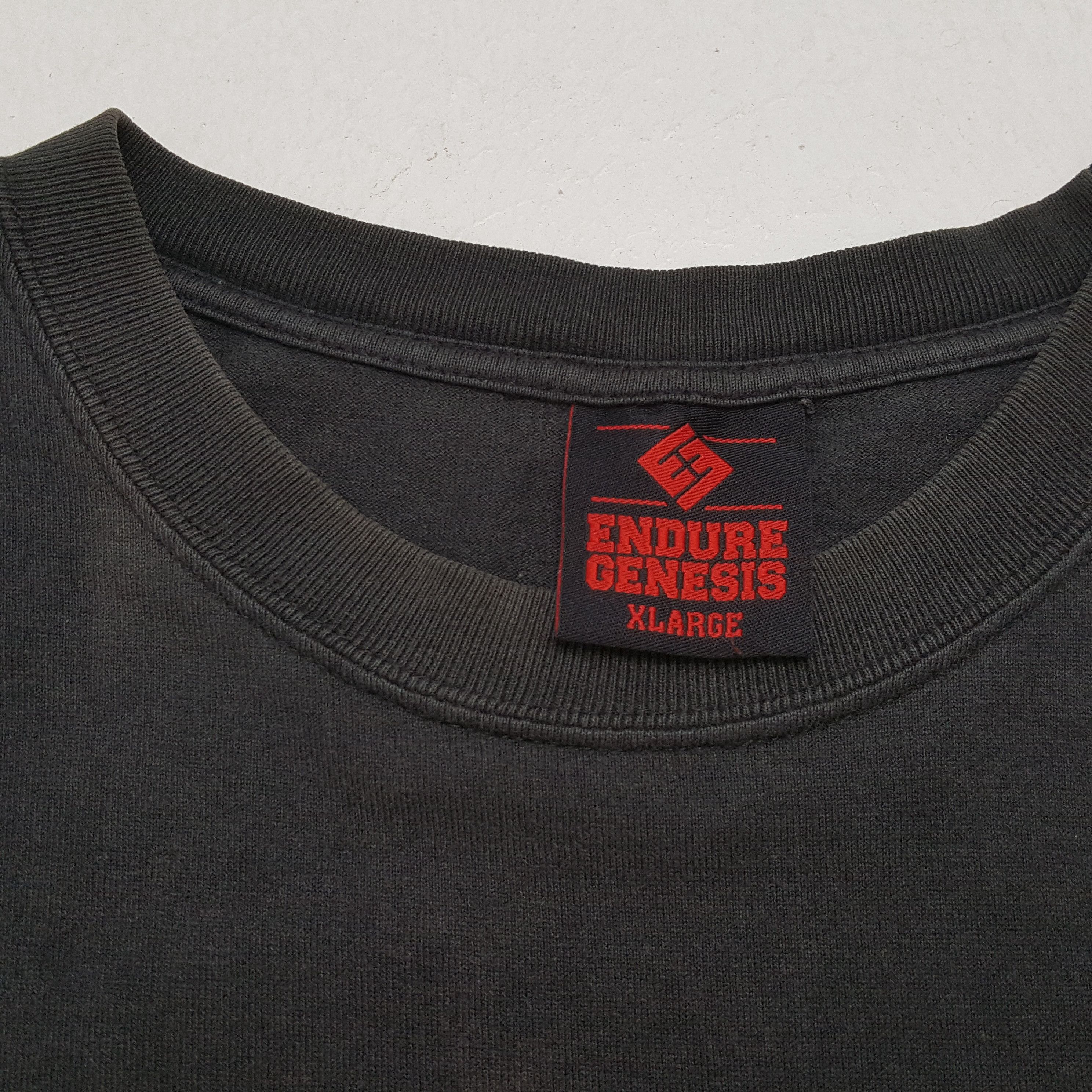 Vintage ENDURE GENESIS Streetwear Art Style Tshirt Size US XL / EU 56 / 4 - 9 Thumbnail
