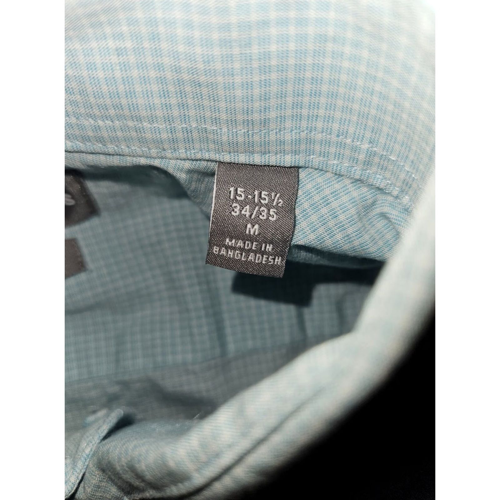 Michael Kors Michael Kors Button-Up Shirt Men's Medium Blue Check Long Sleeve 15-15.5 Chest 40 Cotton Regular Designer Clothes Mens Size US M / EU 48-50 / 2 - 3 Thumbnail