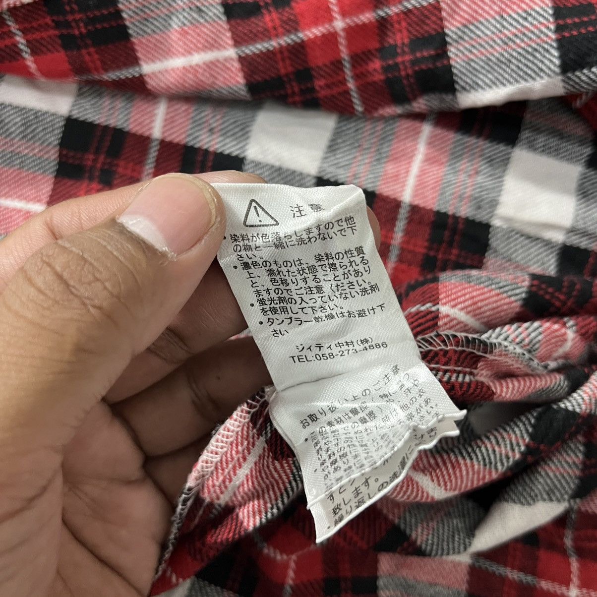 Japanese Brand IN THE ATTIC Plaid Flanel Shirt ifsix gothic style Size US M / EU 48-50 / 2 - 9 Thumbnail