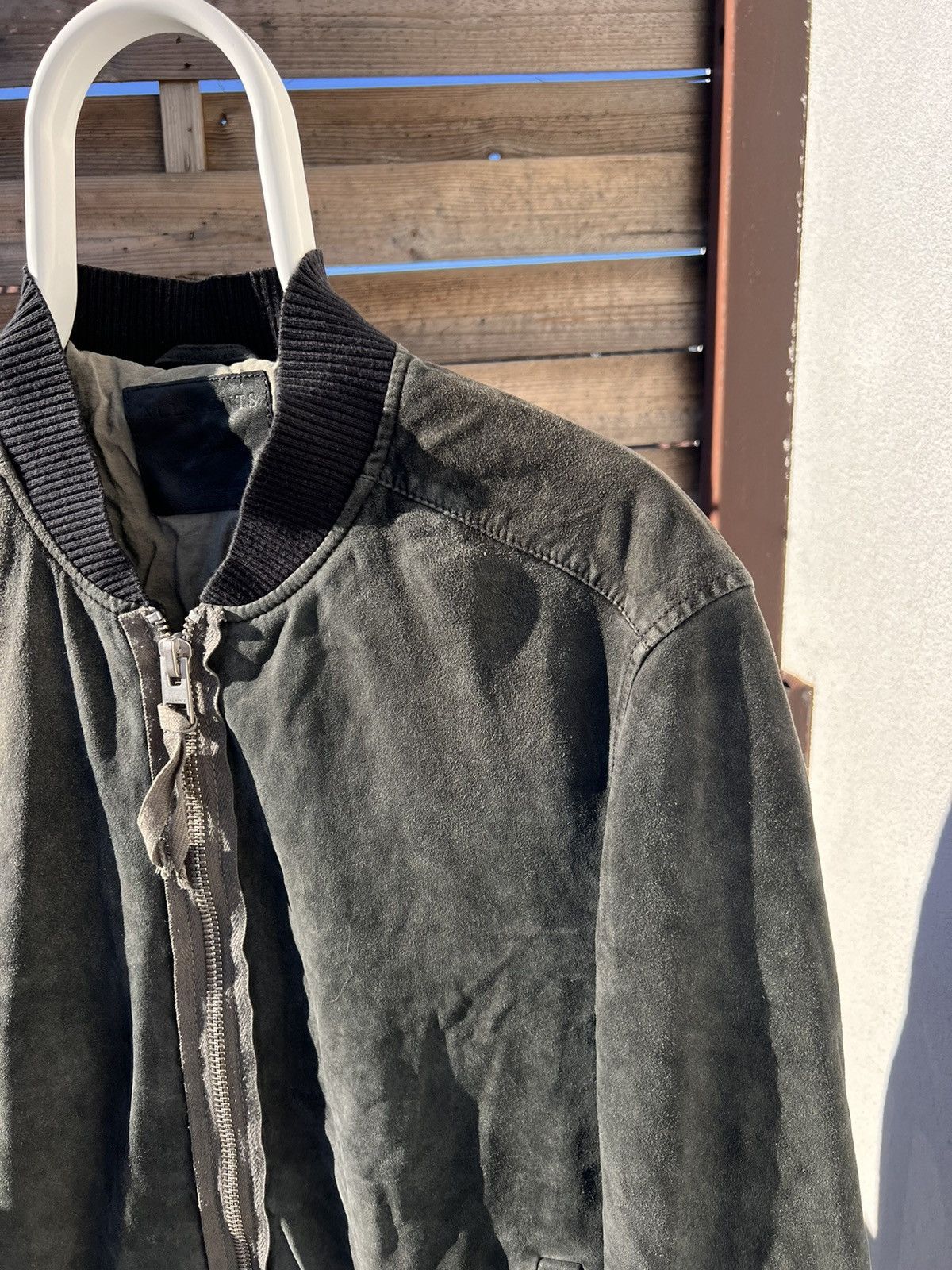 Allsaints Allsaints Touvier Goat Leather Bomber Size US M / EU 48-50 / 2 - 3 Thumbnail