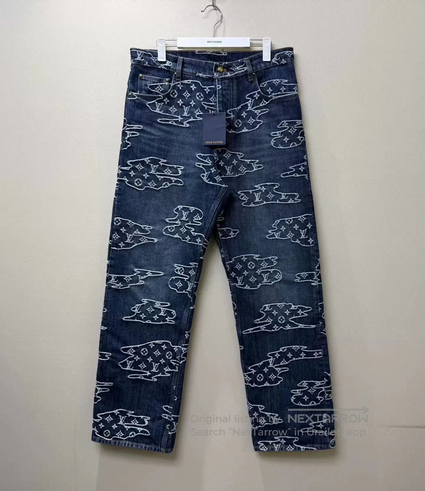 Louis Vuitton louis vuitton cloud logo denim pants. Size US 32 / EU 48 - 1 Thumbnail