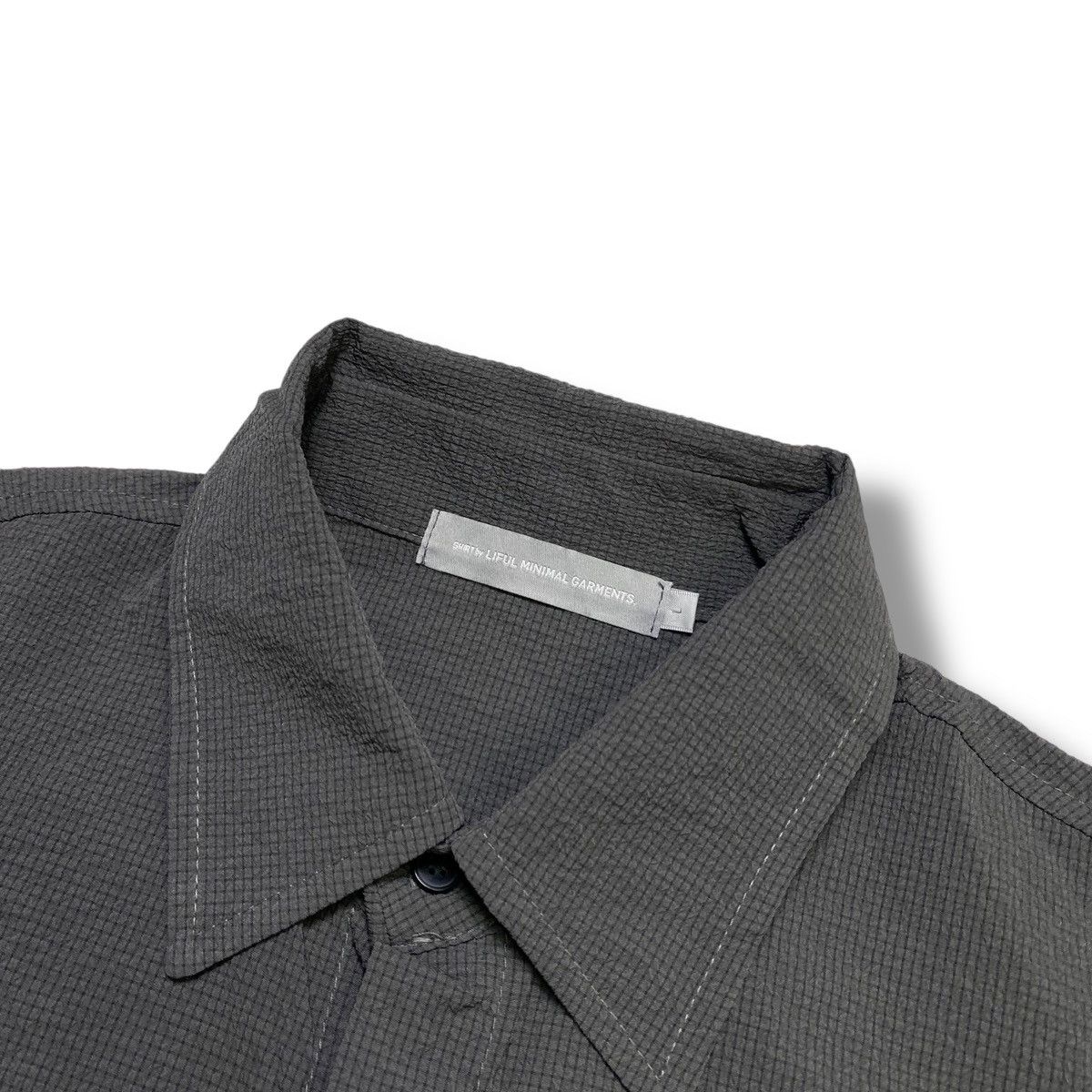 LIFUL MINIMAL GARMENTS Liful Minimal Garments Double Pocket Textured oversize shirt Size US L / EU 52-54 / 3 - 7 Thumbnail